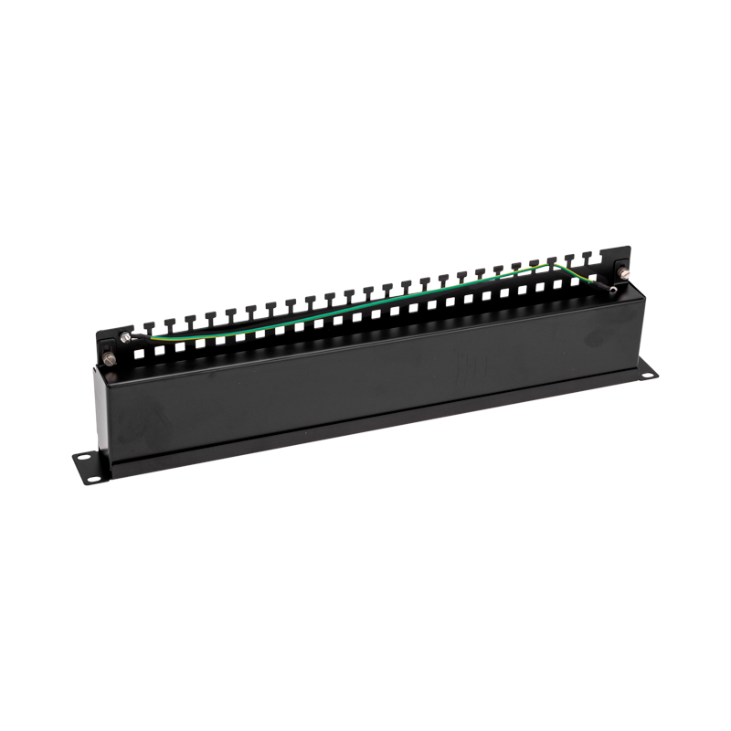 Патч-панель 19" 1U, CAT 5e, 24 порта RJ-45, экранированная, Dual IDC REXANT — фото
