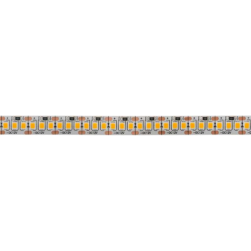 Лента светодиодная 12В, SMD2835, 19,2Вт/м, 240 LED/м, 3000К, 10мм, 5м, IP20 LAMPER — фото