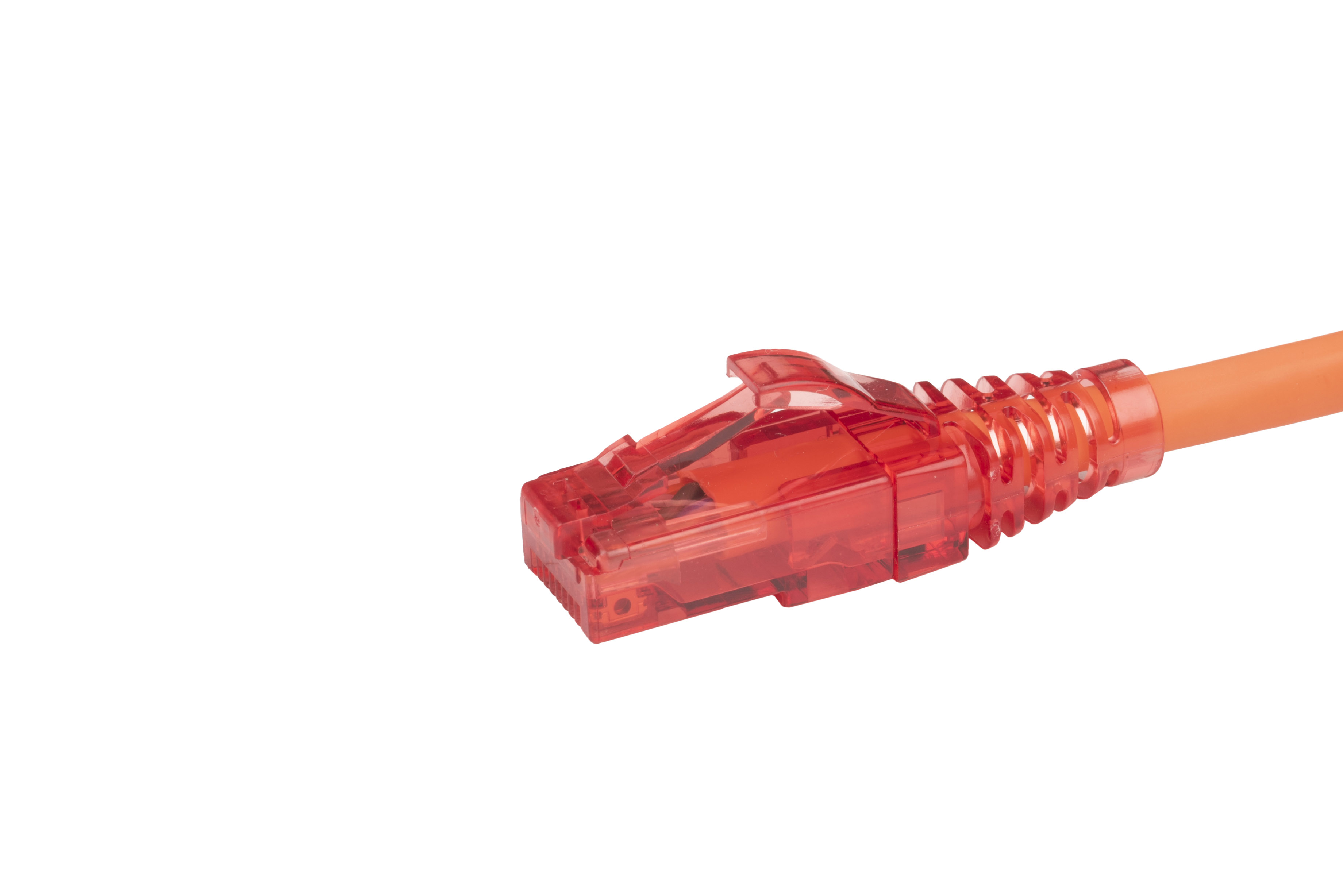 Hyperline PC-LPM-UTP-RJ45-RJ45-C5e-5M-LSZH-OR Патч-корд RJ-45/RJ-45, неэкранированный U/UTP, категория 5e (100% Fluke Component Tested), 24AWG, LSZH, 5 м, оранжевый — фото