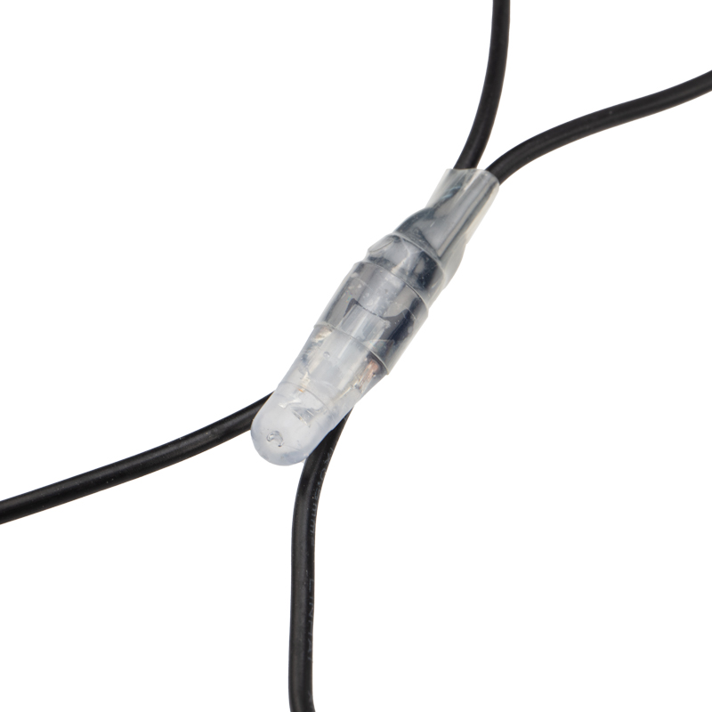 Гирлянда светодиодная Сеть 2х1,5м 288 LED БЕЛЫЙ черный ПВХ IP65 свечение с динамикой 230В блок в комплекте NEON-NIGHT — фото