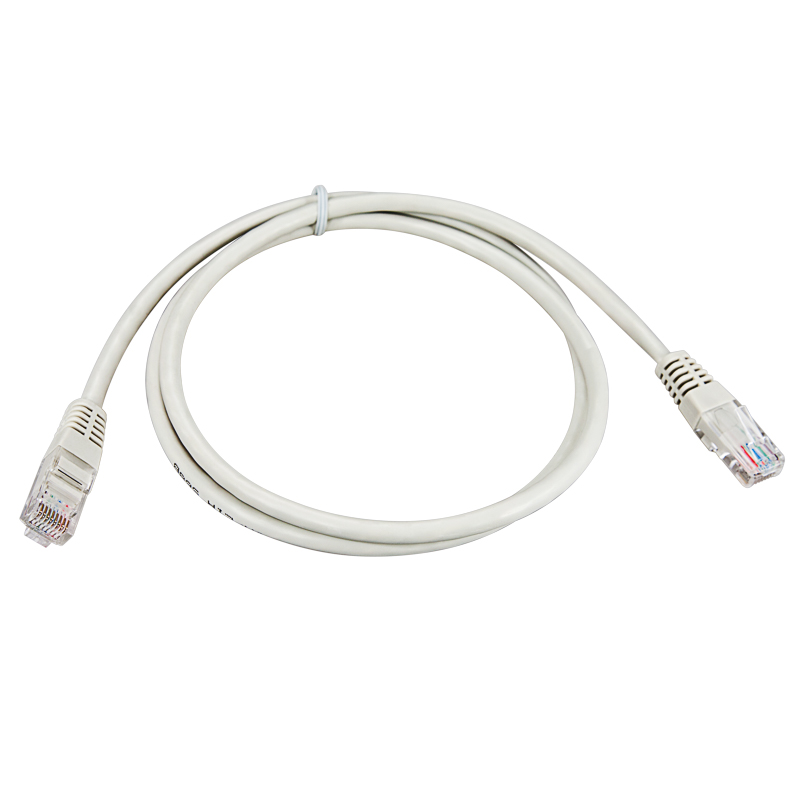 Шнур коммутационный патч-корд U/UTP RJ45-RJ45 CAT 5e, PVC, серый, 1,5м REXANT — фото