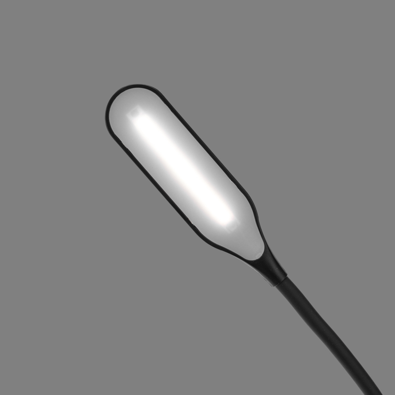 Светильник настольный Click 4Вт, LED, 4000К, диммируемый 3 ступени, заряжаемый, на прищепке, черный REXANT — фото