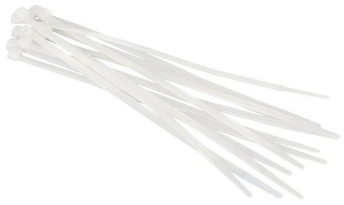 Hyperline GT-200IC Стяжка нейлоновая неоткрывающаяся, безгалогенная (halogen free), 200x3.6 мм, полиамид 6.6, -40°C - +85°C, белая, (100 шт) — фото