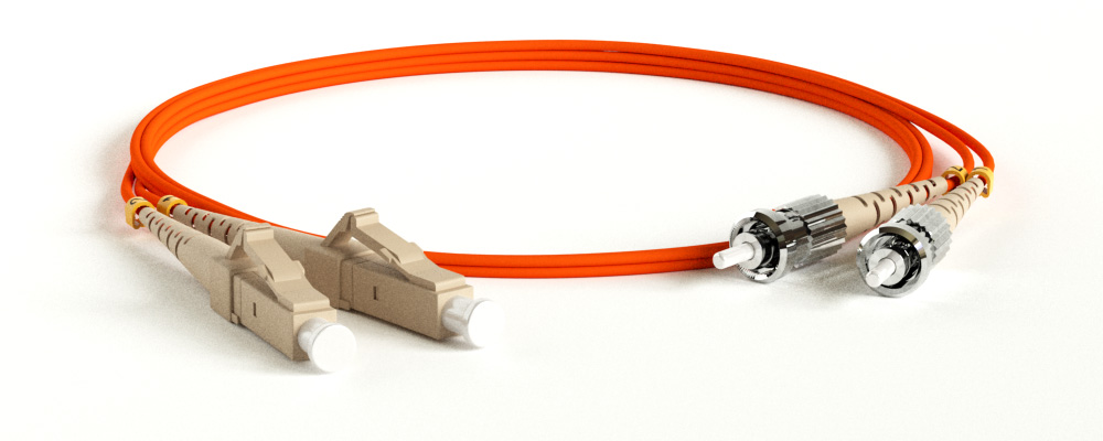 Hyperline FC-D2-50-LC/UR-ST/UR-H-10M-LSZH-OR Патч-корд волоконно-оптический (шнур) MM 50/125 (OM2), LC-ST, UPC, duplex, 2.0 мм, LSZH, 10 м (замена FC-D2-50-LC/PR-ST/PR-H-10M-LSZH-OR)