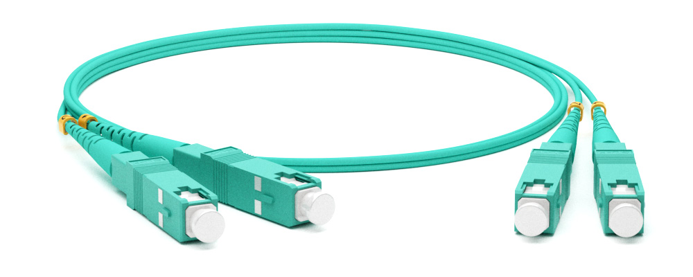 Hyperline FC-D2-503-SC/UR-SC/UR-H-30M-LSZH-AQ Патч-корд волоконно-оптический (шнур) MM 50/125 (OM3), SC-SC, UPC, duplex, 2.0 мм, до 100G, LSZH, 30м (замена FC-D2-503-SC/PR-SC/PR-H-30M-LSZH-AQ)