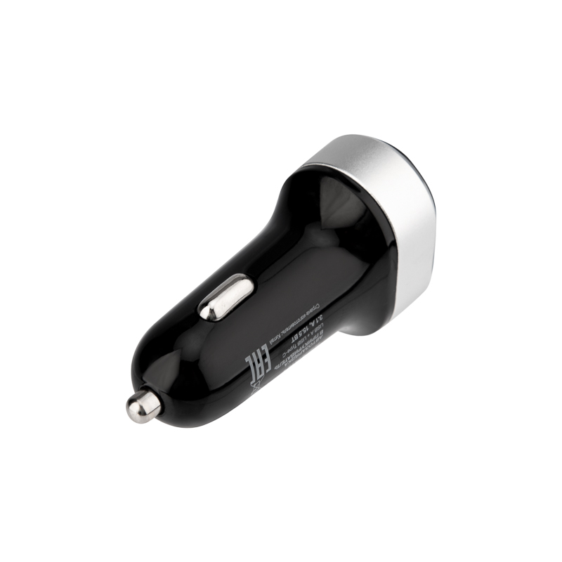 Автозарядка в прикуриватель АЗУ USB-A+USB-C, 3,1A черная REXANT — фото