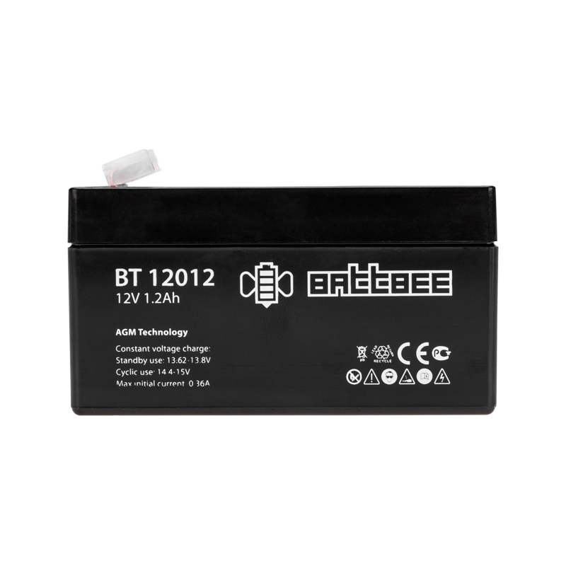 Аккумулятор свинцово-кислотный BT 12012, 12В, 1,2Ач — фото