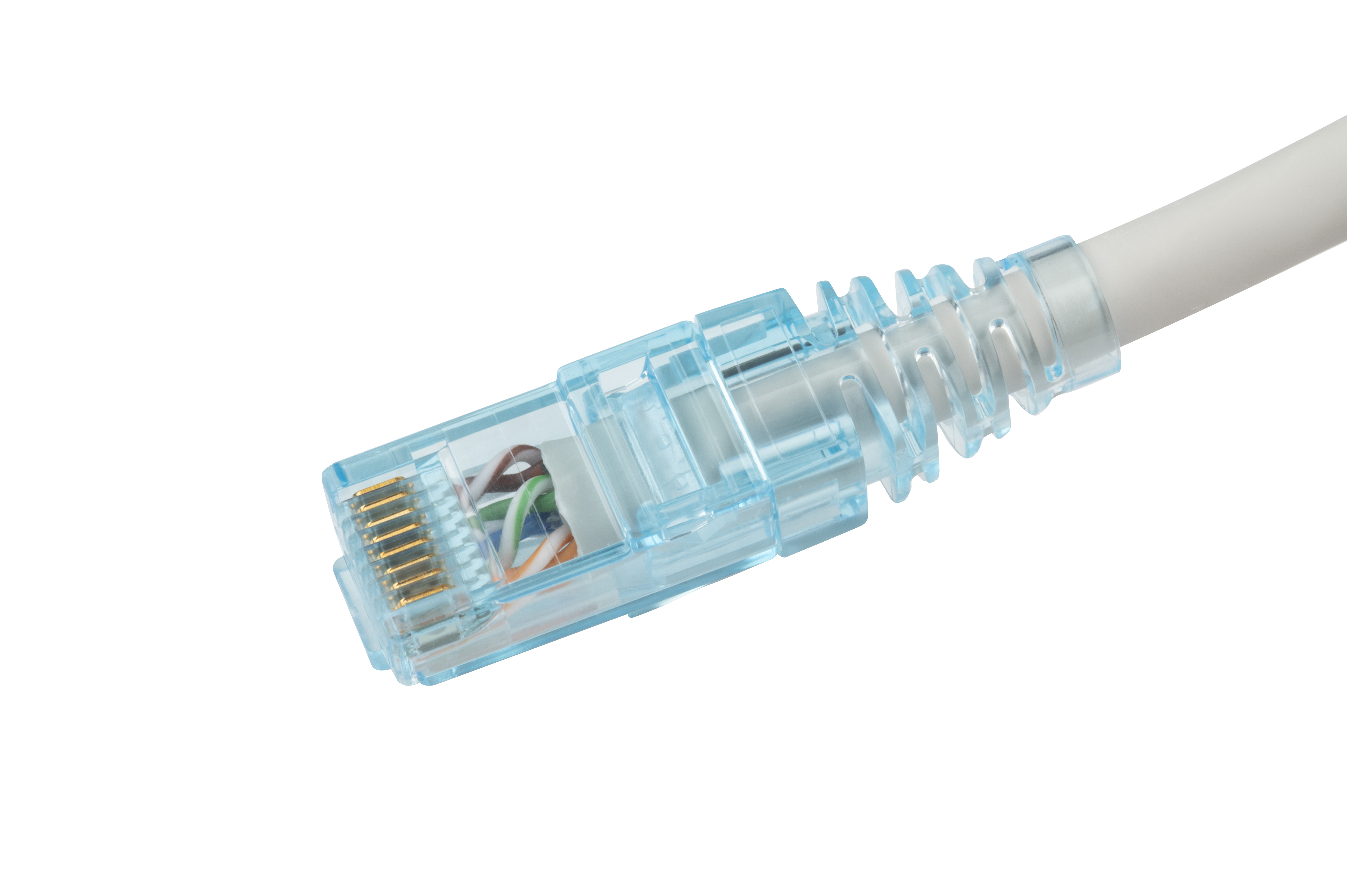 Hyperline PC-LPM-UTP-RJ45-RJ45-C6-2M-LSZH-GY Патч-корд RJ-45/RJ-45, неэкранированный U/UTP, категория 6 (100% Fluke Component Tested), 24AWG, LSZH, 2 м, серый — фото