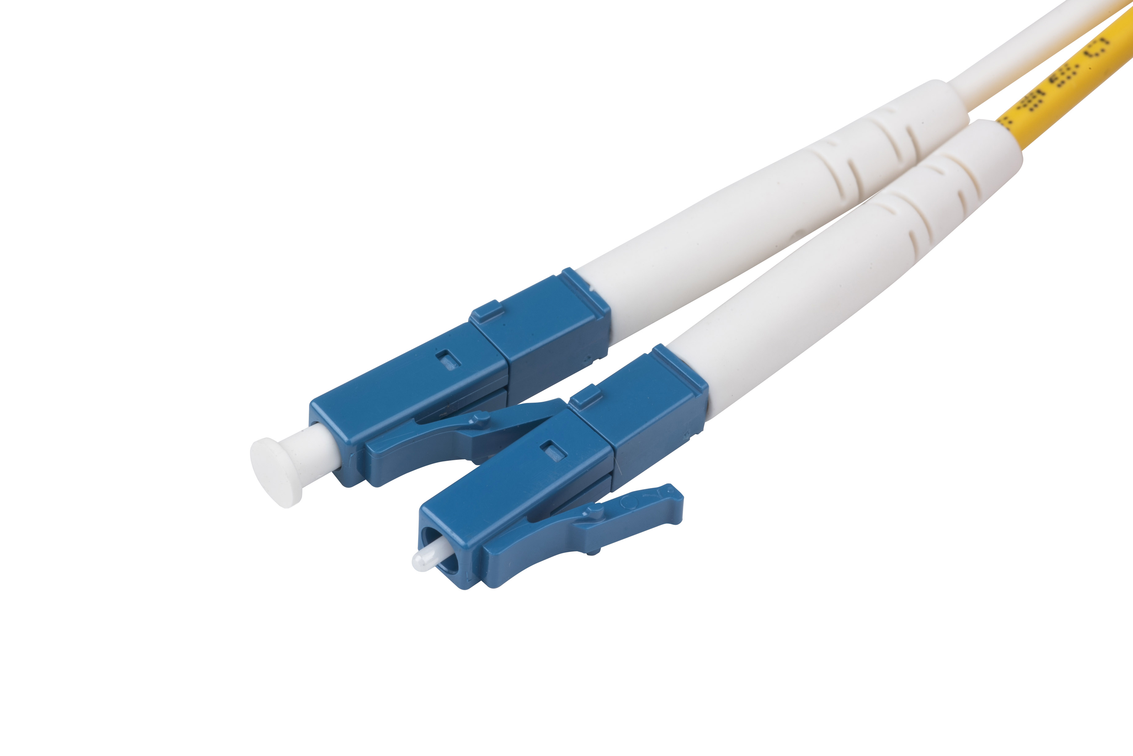 Hyperline FC-D2-9-FC/UR-LC/UR-H-2M-LSZH-YL Патч-корд волоконно-оптический (шнур) SM 9/125 (OS2), FC/UPC-LC/UPC, 2.0 мм, duplex, LSZH, 2 м — фото