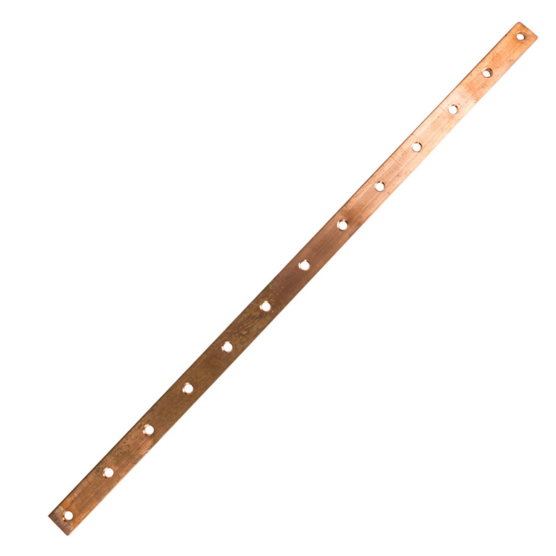 Шина заземления медная 19" 12 точек подключения REXANT — фото