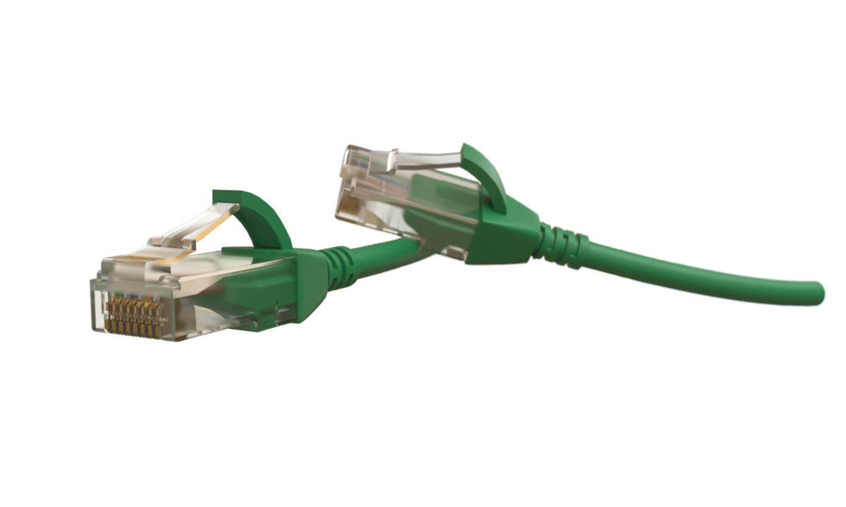 Hyperline PC-LPT-UTP-RJ45-RJ45-C6-3M-LSZH-GN Патч-корд RJ-45/RJ-45, неэкранированный U/UTP, категория 6 (100% Fluke Component Tested), 28AWG, LSZH, 3 м, зеленый