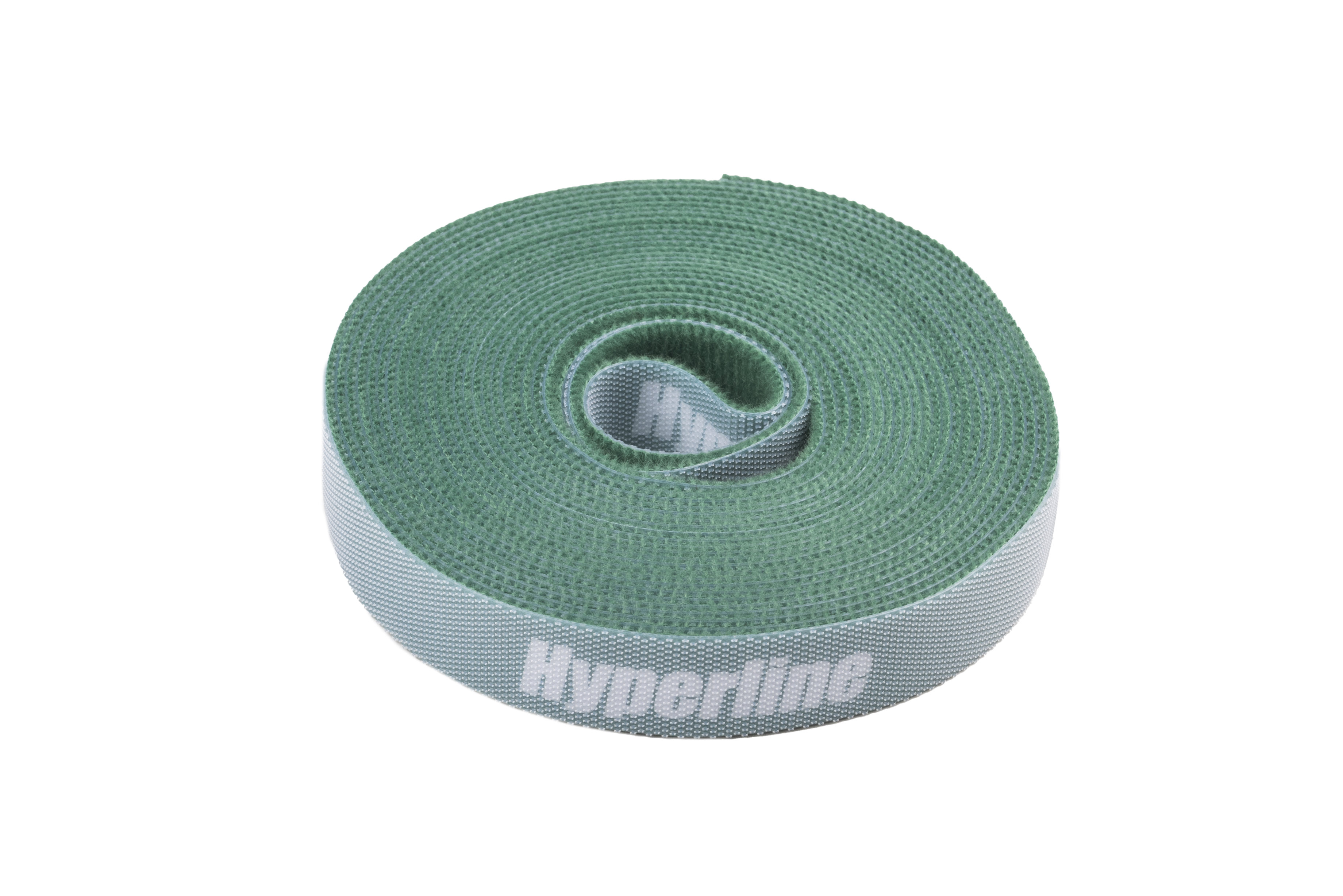 Hyperline WASNR-5x16-GN Лента (липучка) в рулоне, ширина 16 мм, длина 5 м, зеленая