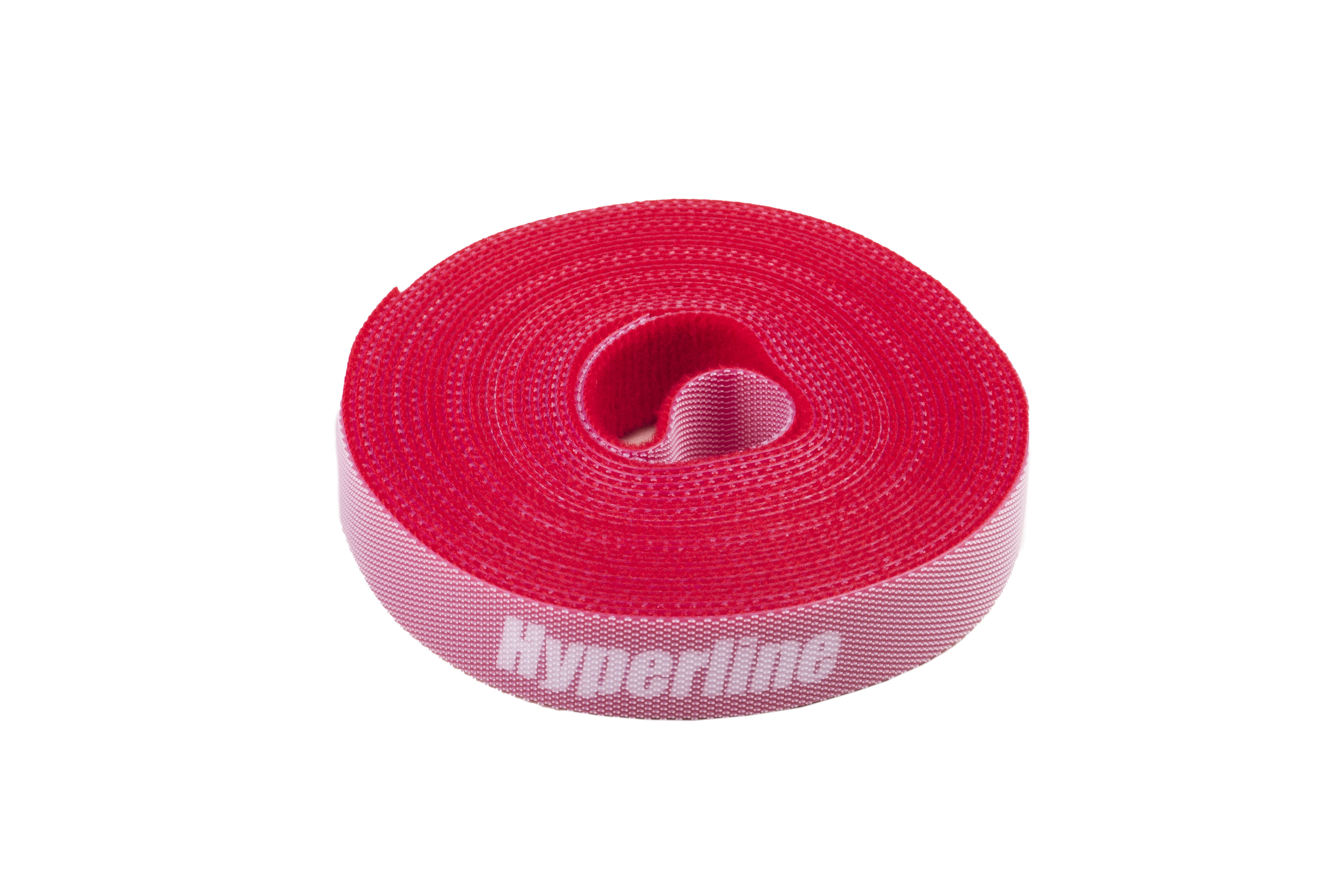 Hyperline WASNR-5x16-RD Лента (липучка) в рулоне, ширина 16 мм, длина 5 м, красная