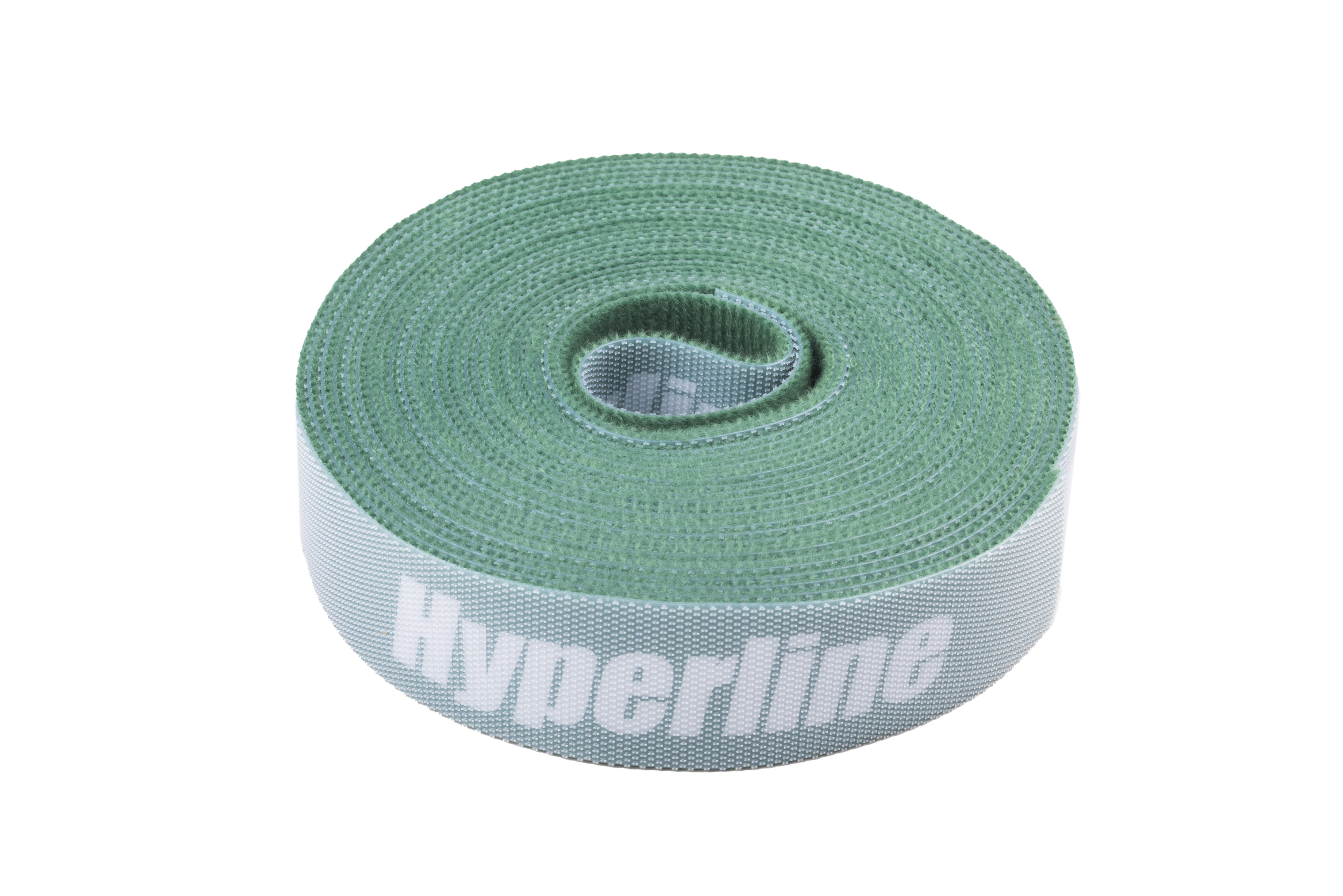 Hyperline WASNR-5x25-GN Лента (липучка) в рулоне, ширина 25 мм, длина 5 м, зеленая
