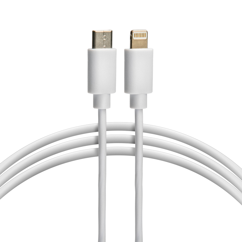 Сетевое зарядное устройство USB-C, 20Вт в комплекте с кабелем USB-C – Lightning REXANT — фото