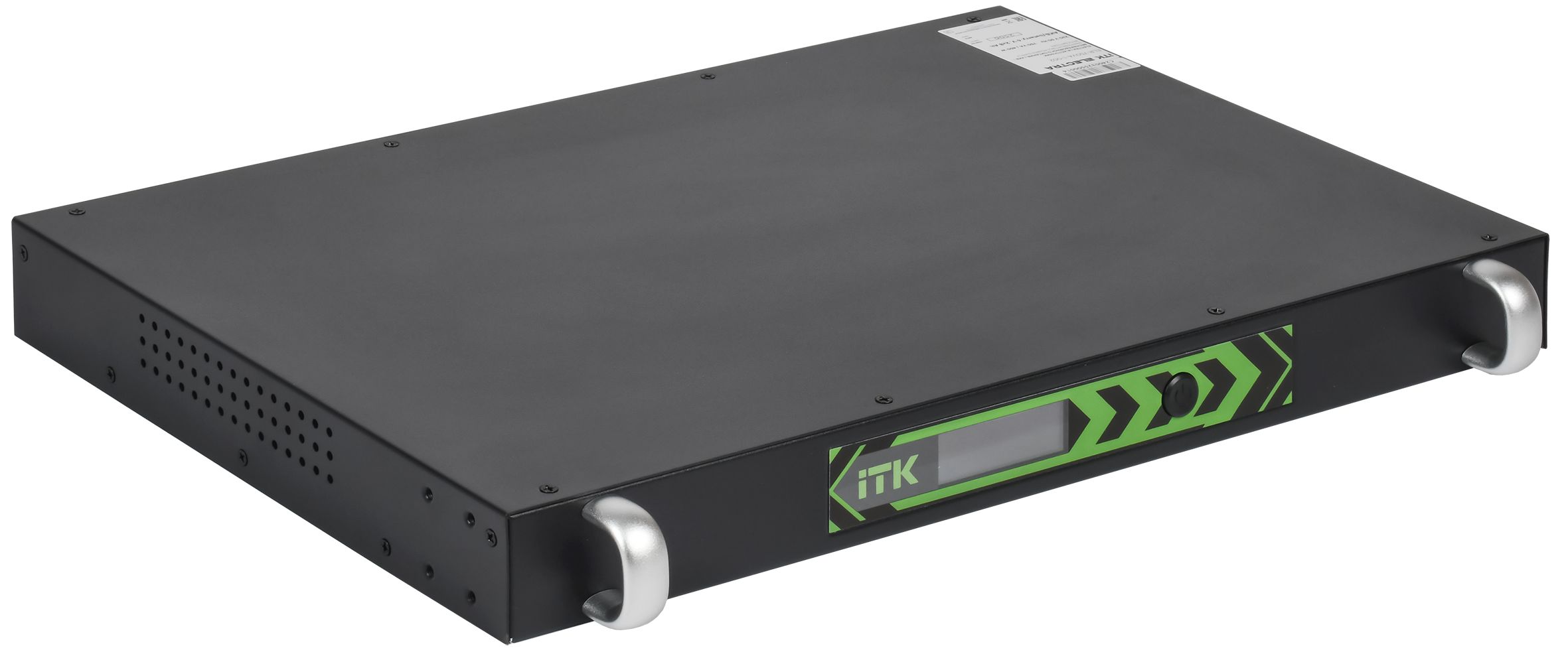 ITK ELECTRA LR ИБП 1U Линейно-интерактивный 750ВА/450Вт LCD АКБ 2х8AH 4хC13 USB RS232 — фото
