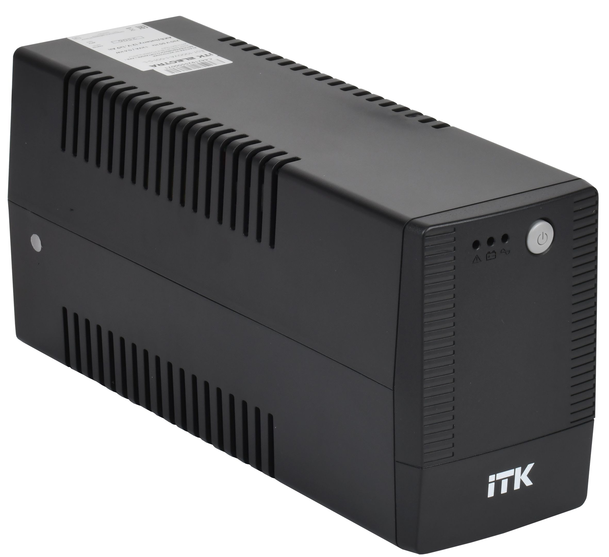 ITK ELECTRA ST ИБП однофазный линейно-интерактивный 1000ВА/600Вт 2хSchuko LED дисплей АКБ 1х9AH USB — фото