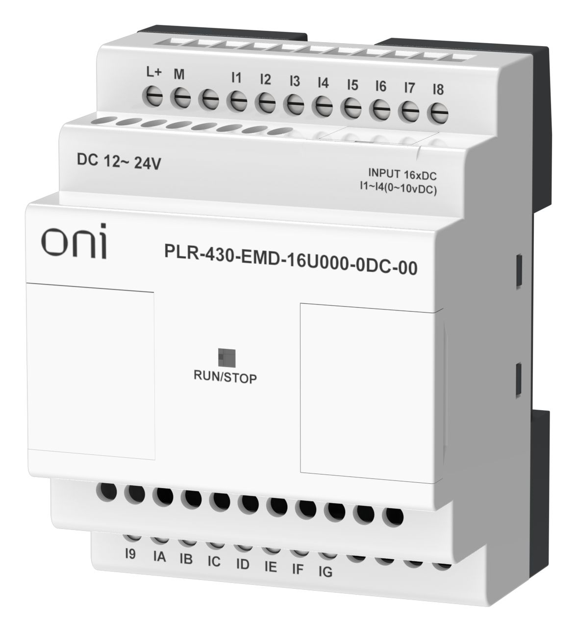 ПЛК 430 Модуль расширения входов выходов 12 DI 4 UI (0-10 В/DI) 24В DC ONI — фото
