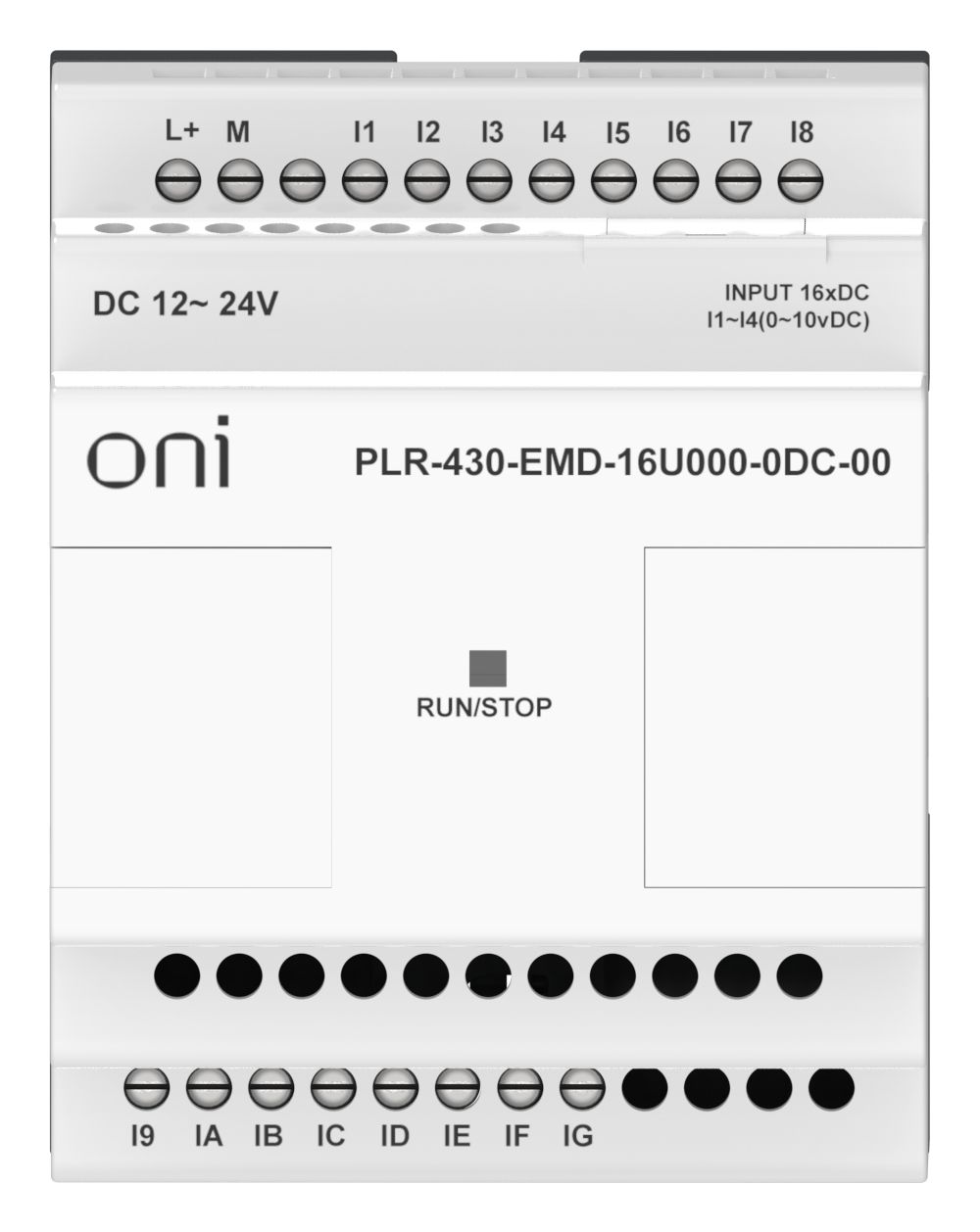 ПЛК 430 Модуль расширения входов выходов 12 DI 4 UI (0-10 В/DI) 24В DC ONI — фото