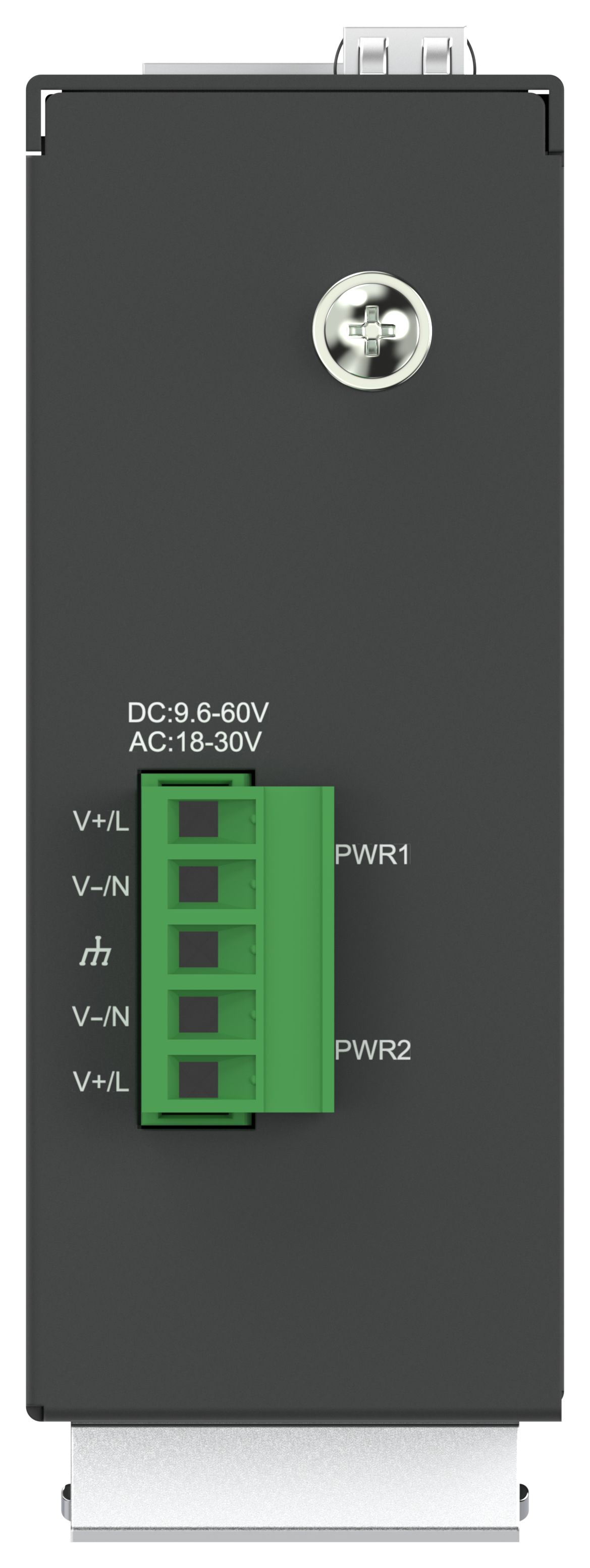 Коммутатор промышленный неуправляемый ISU-450 Ethernet 2 SFP слота 100/1000BaseX 4 порта 10/100/1000BaseT разъем RJ45 24В AC/12/24/48В DC с резервированием ONI — фото