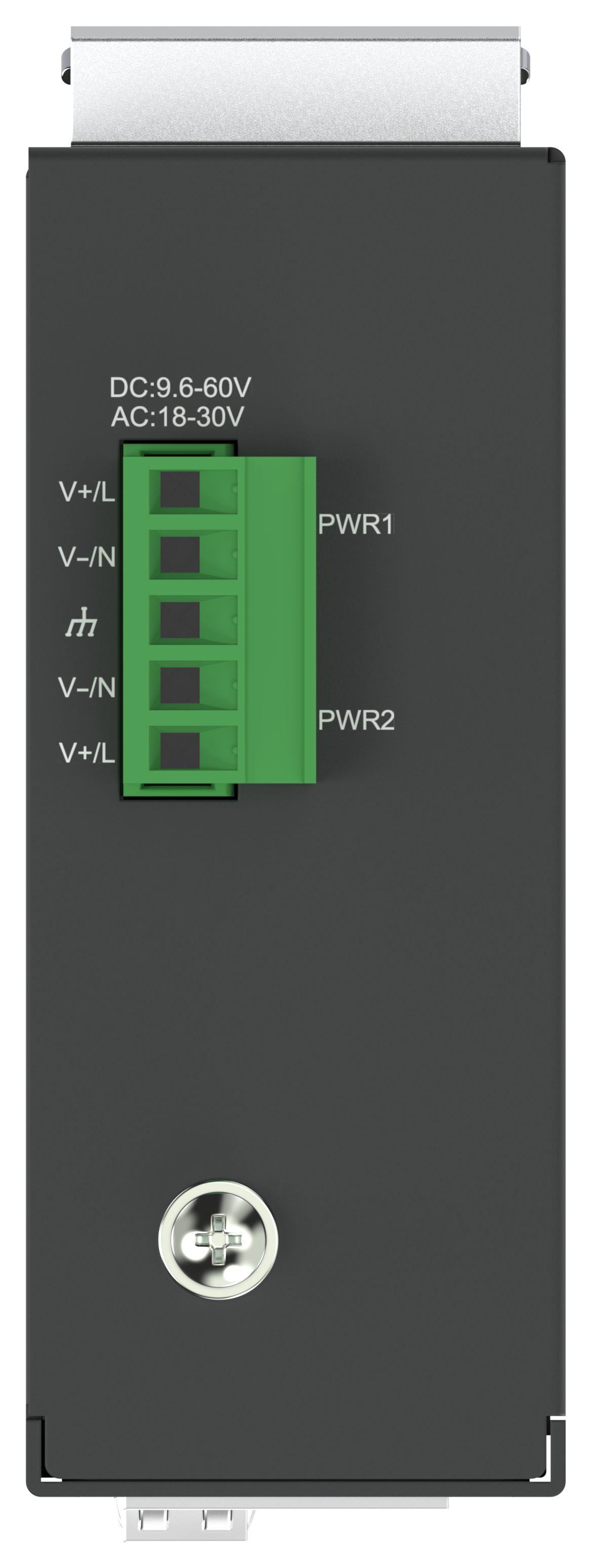Коммутатор промышленный неуправляемый ISU-450 Ethernet 2 SFP слота 100/1000BaseX 4 порта 10/100/1000BaseT разъем RJ45 с PoE 48В DC с резервированием ONI — фото