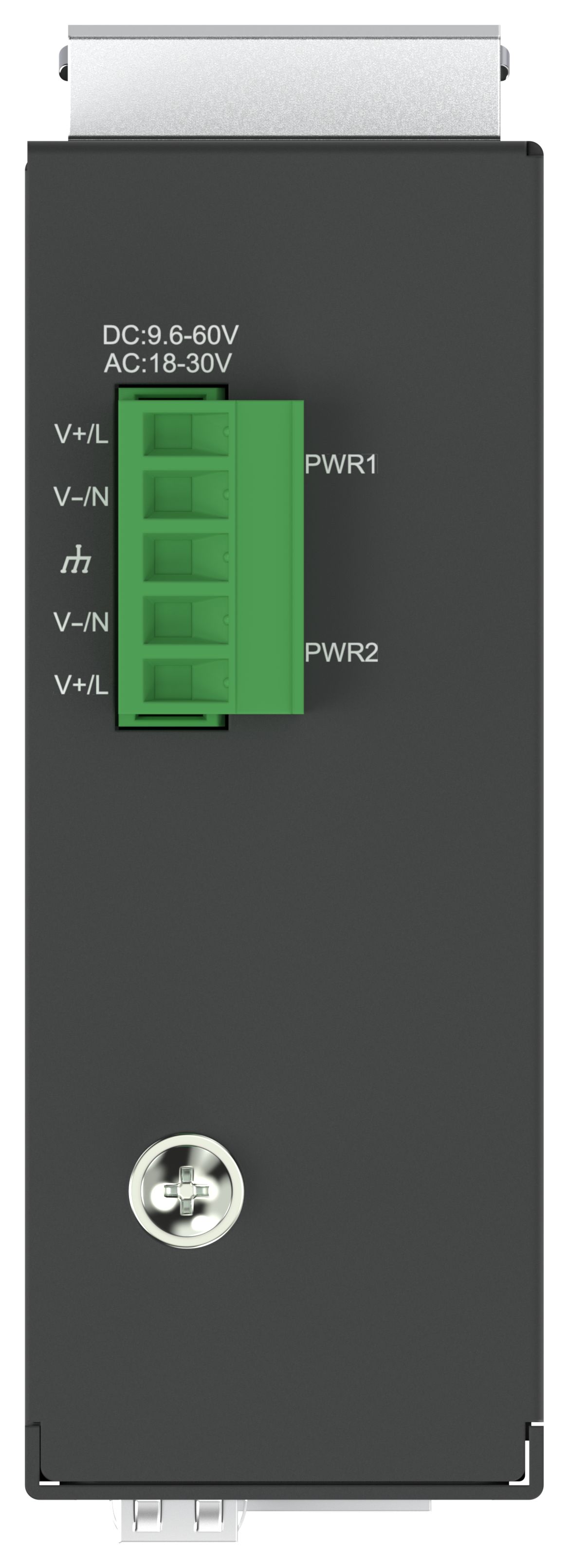 Коммутатор промышленный неуправляемый ISU-450 Ethernet 2 SFP слота 100/1000BaseX 8 портов 10/100/1000BaseT разъем RJ45 24В AC/12/24/48В DC с резервированием ONI — фото