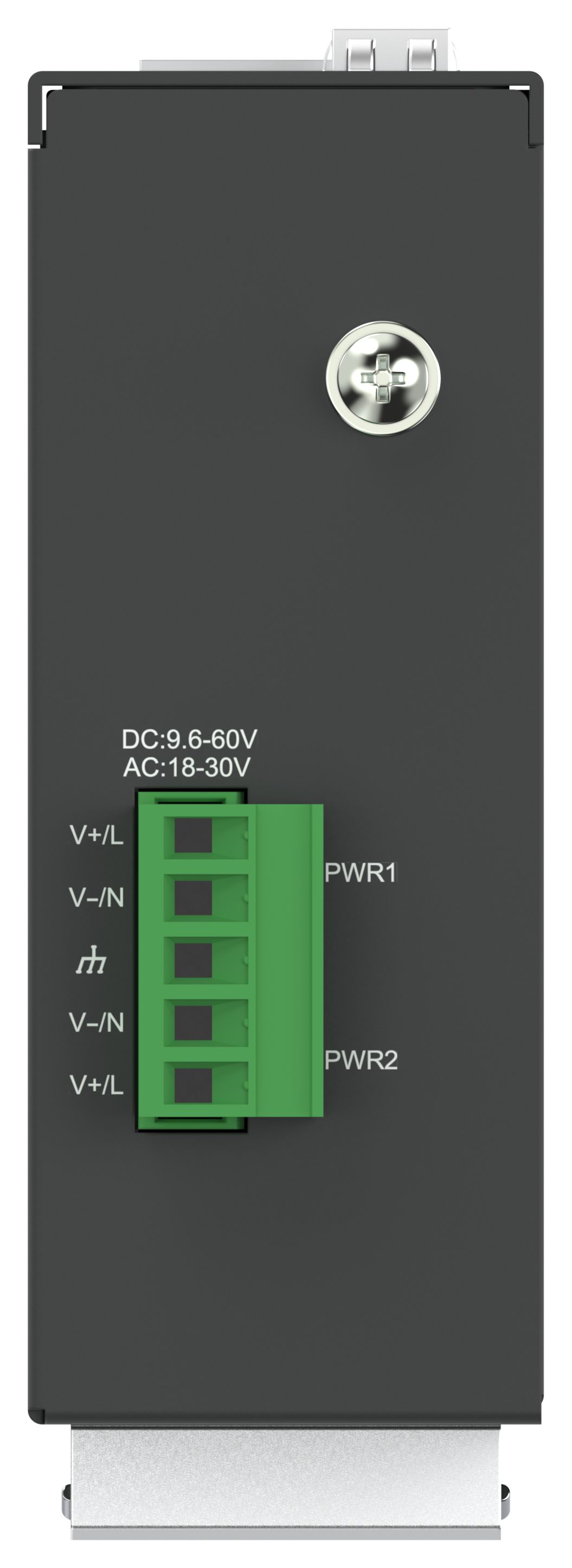Коммутатор промышленный неуправляемый ISU-450 Ethernet 2 SFP слота 100/1000BaseX 8 портов 10/100/1000BaseT разъем RJ45 с PoE 48В DC с резервированием ONI — фото