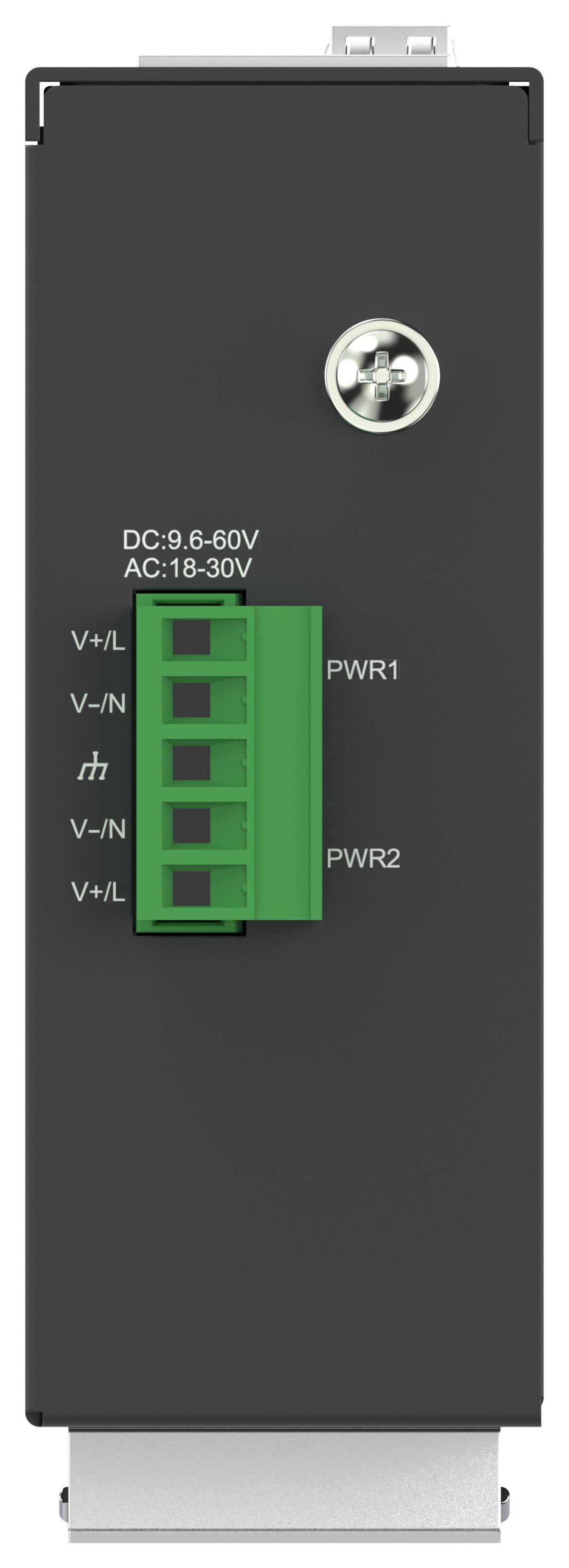 Коммутатор промышленный неуправляемый ISU-450 Ethernet 4 SFP слота 100/1000BaseX 8 портов 10/100/1000BaseT разъем RJ45 с PoE 48В DC с резервированием ONI — фото