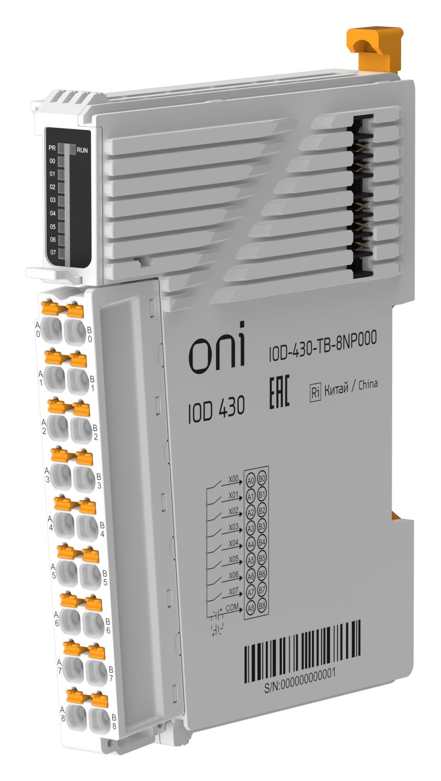 IOD 430 Модуль дискретного ввода 8 сигналов NPN/PNP ONI — фото