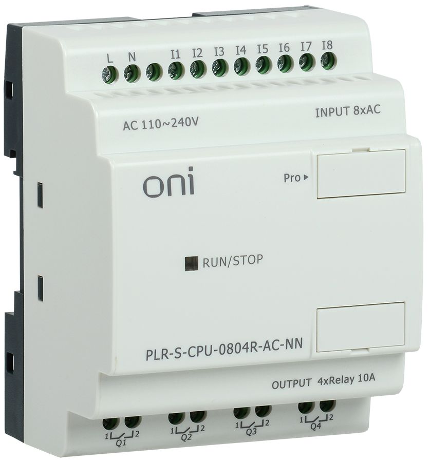 Логическое реле PLR-S. CPU0804(R) 220В AC без экрана ONI