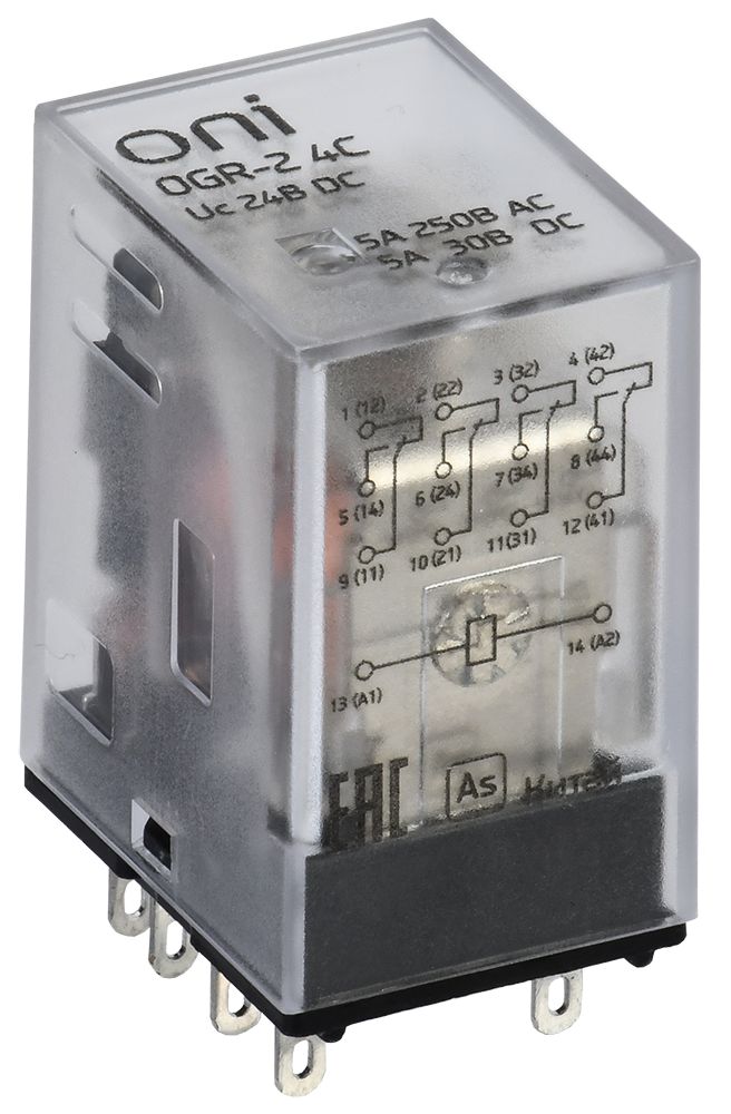 Реле общего назначения OGR-2 4C 24В DC ONI