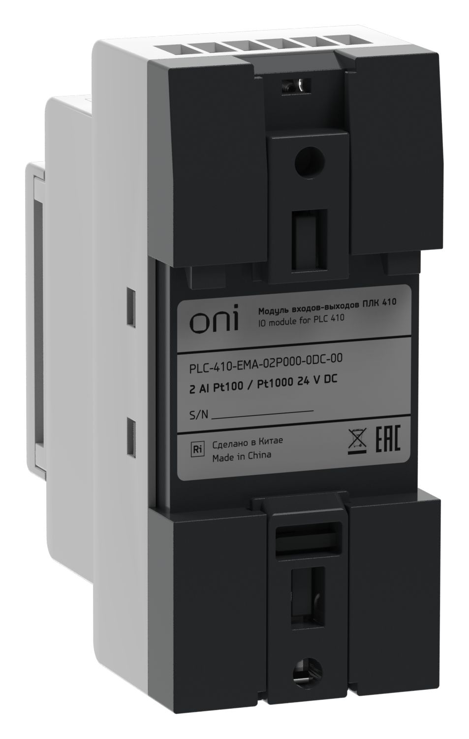 ПЛК 410 Модуль входов выходов 2 входа Pt100/Pt1000 24В DC ONI — фото