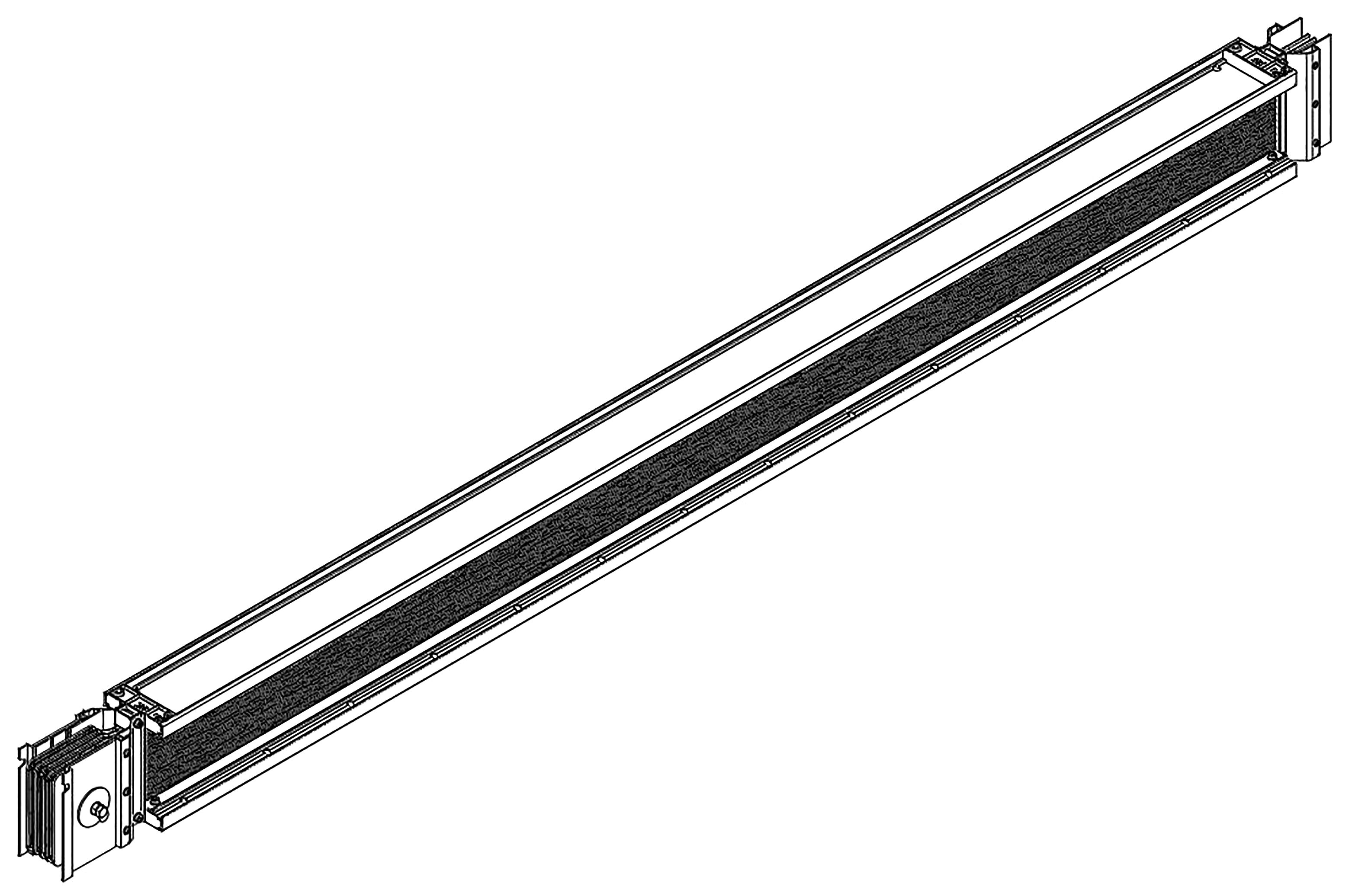 LINEBAR Секция прямая 2000А Cu 3L+N+PER IP55 транспортировочная IEK