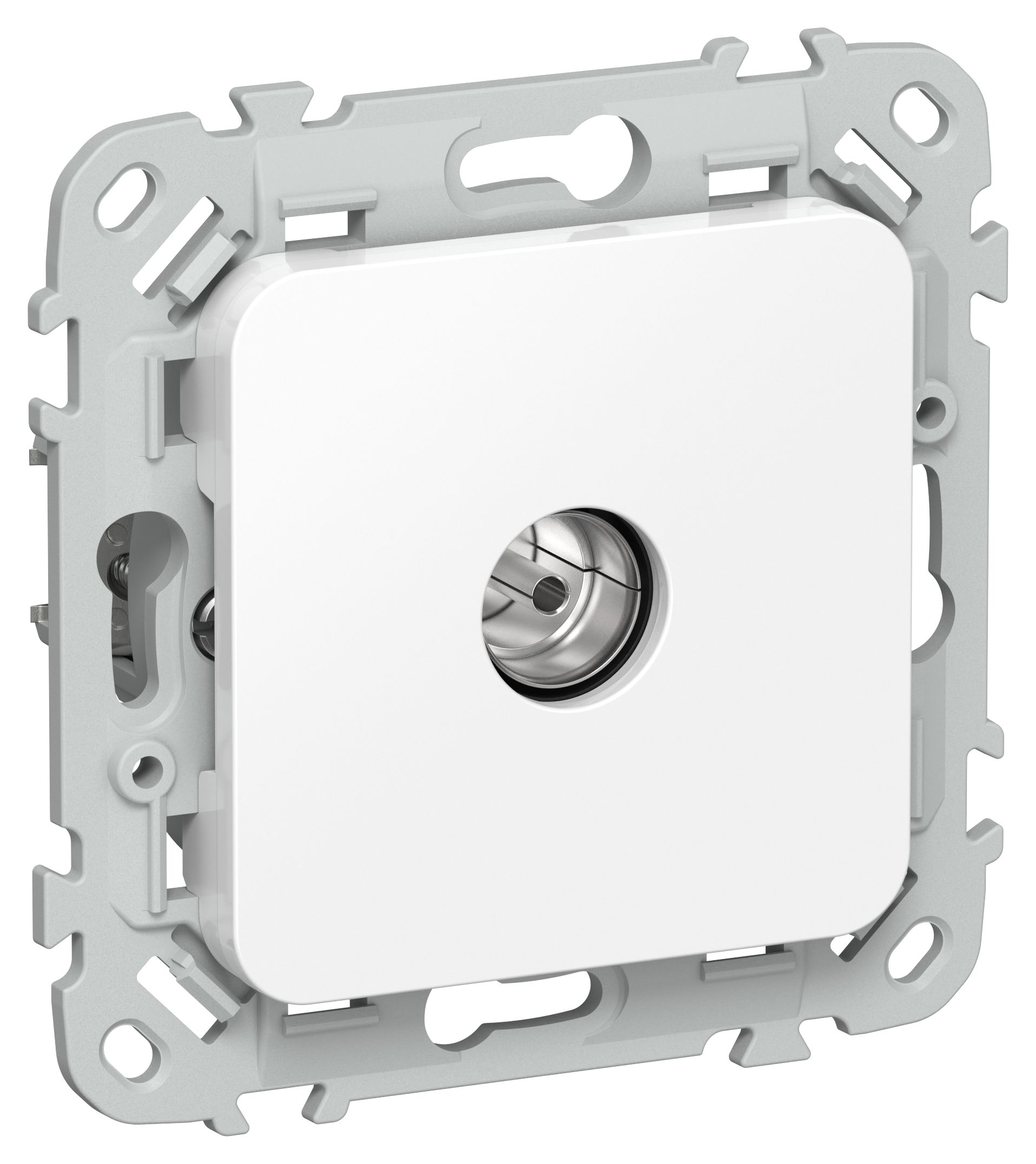 FLITE Розетка TV оконечная тип F РТВф-1-1-1-ФлБ белый IEK
