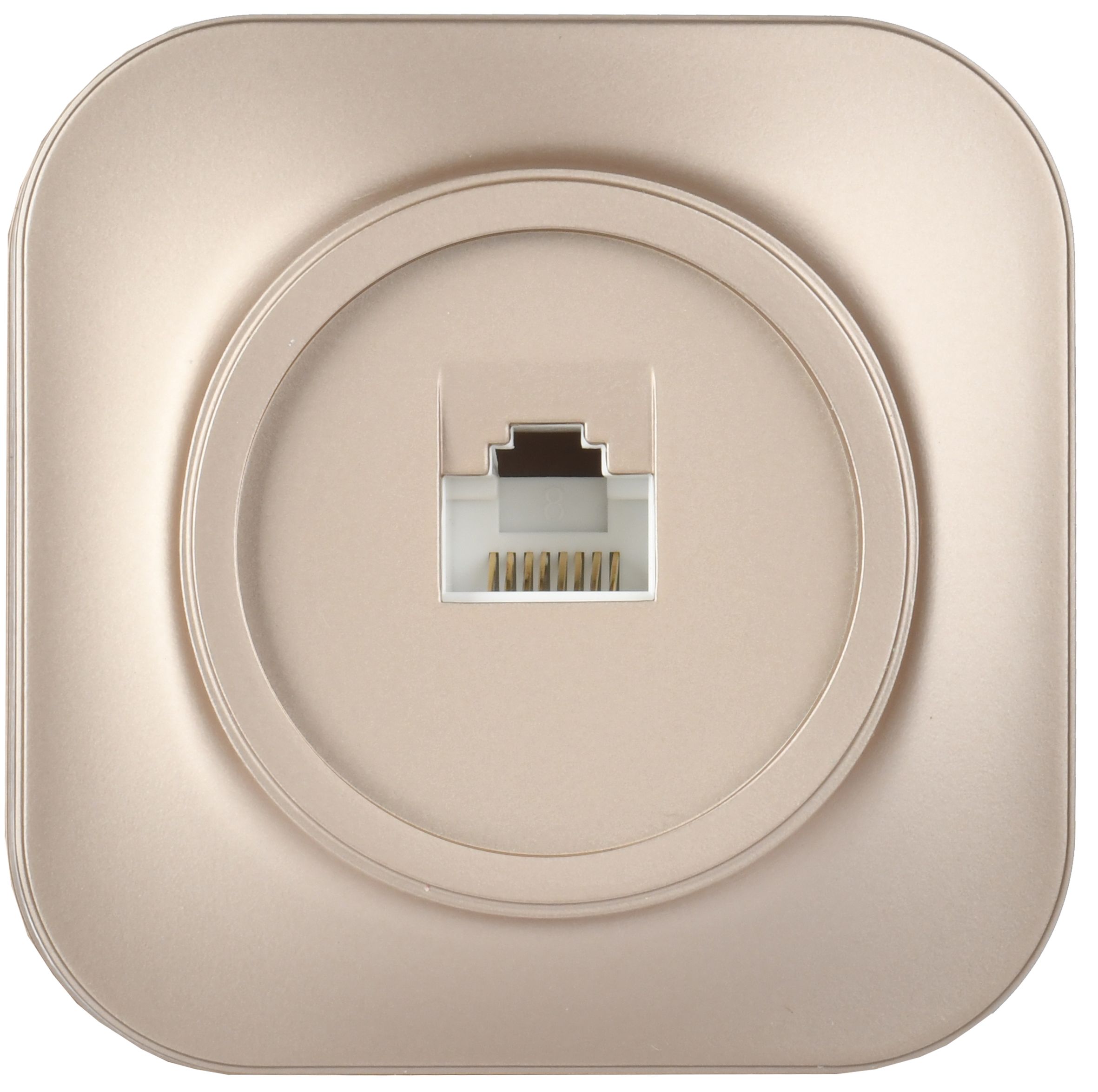 GLORY Розетка для открытой установки компьютерная RJ45 кат.5E РК10-ХШм шампань матовый IEK — фото