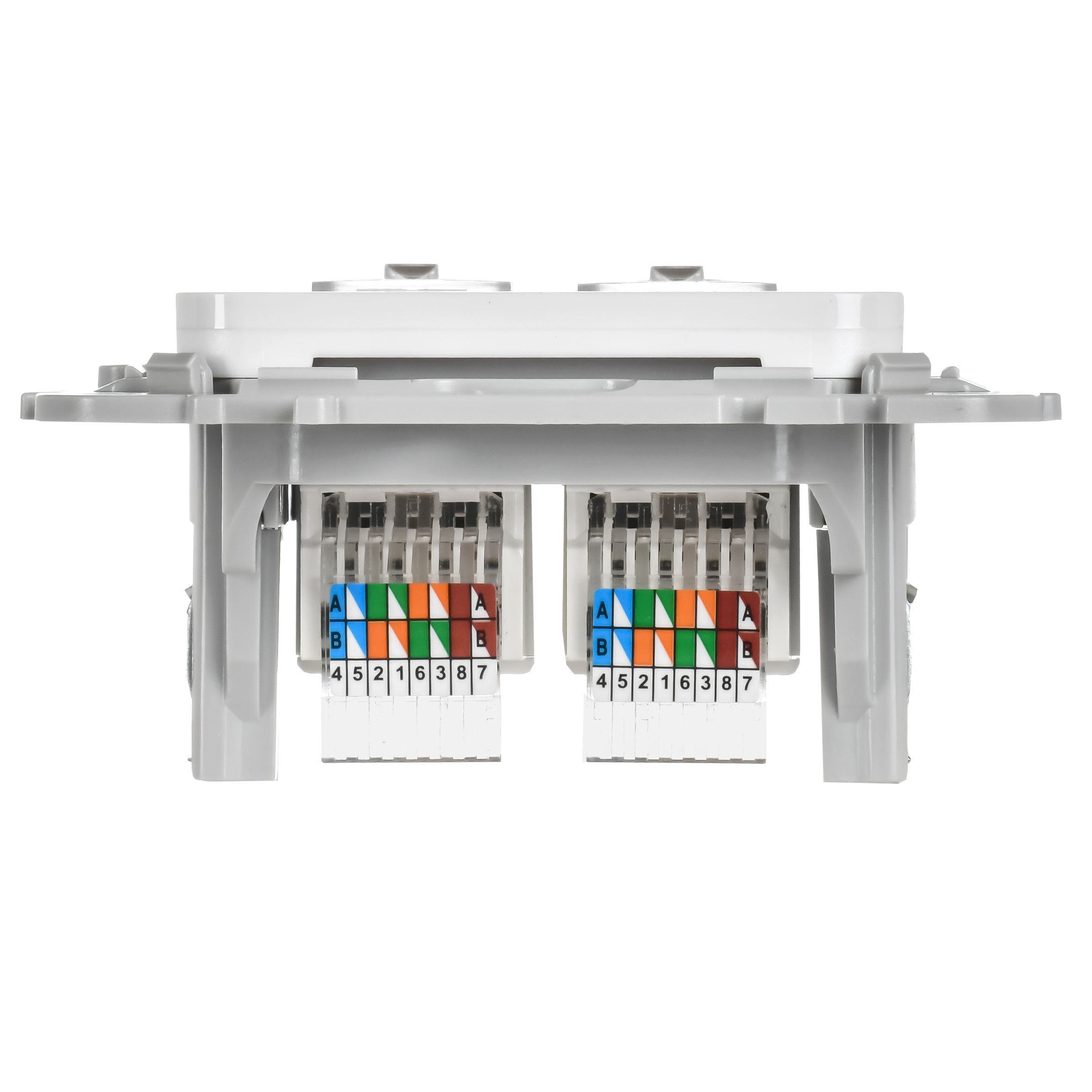 FLITE Розетка 2-местная компьютерная RJ45 категория 5Е UTP РК5е-2-0-ФлЖ жемчуг IEK — фото
