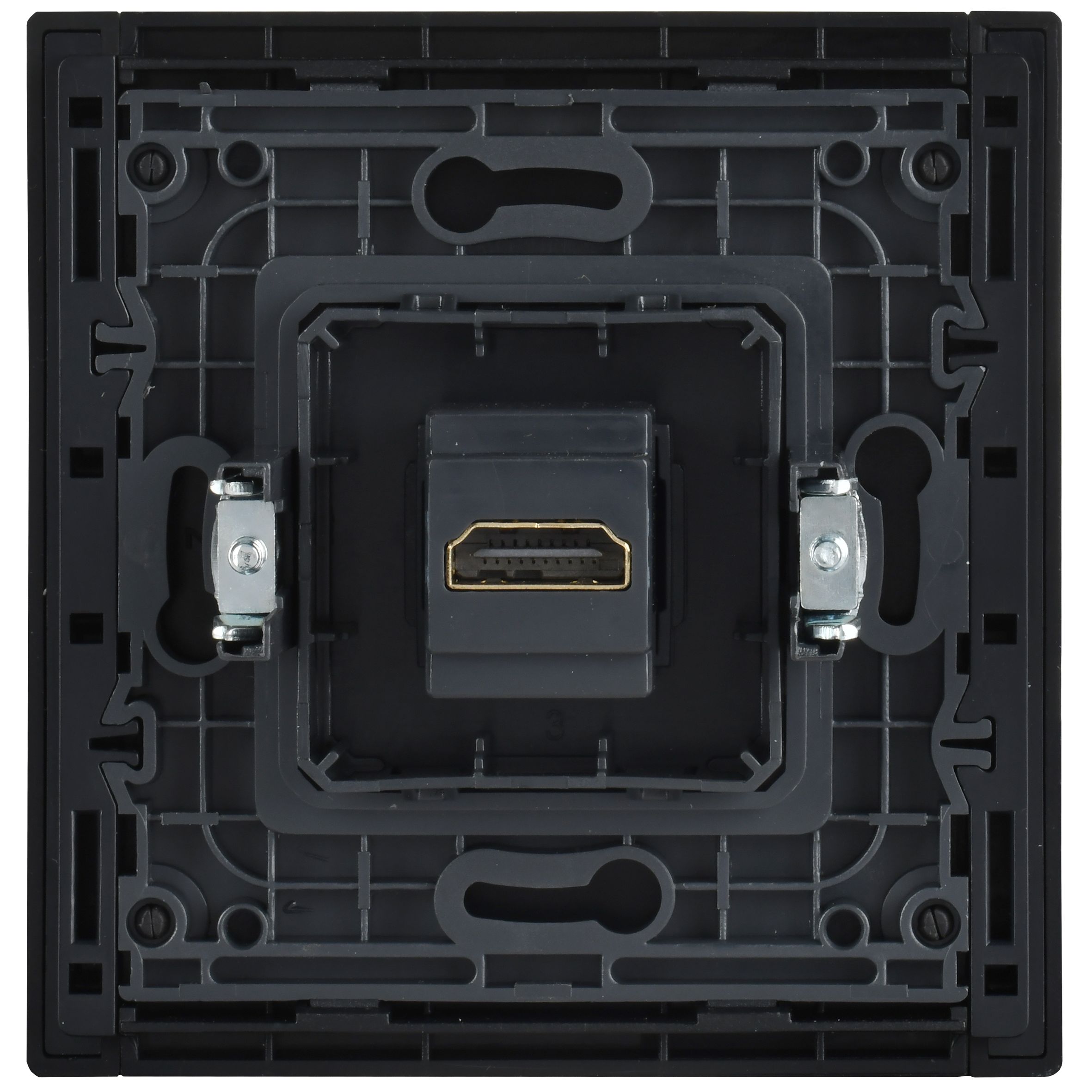 FORTE&PIANO Розетка HDMI FP840M металл слоновая кость IEK — фото