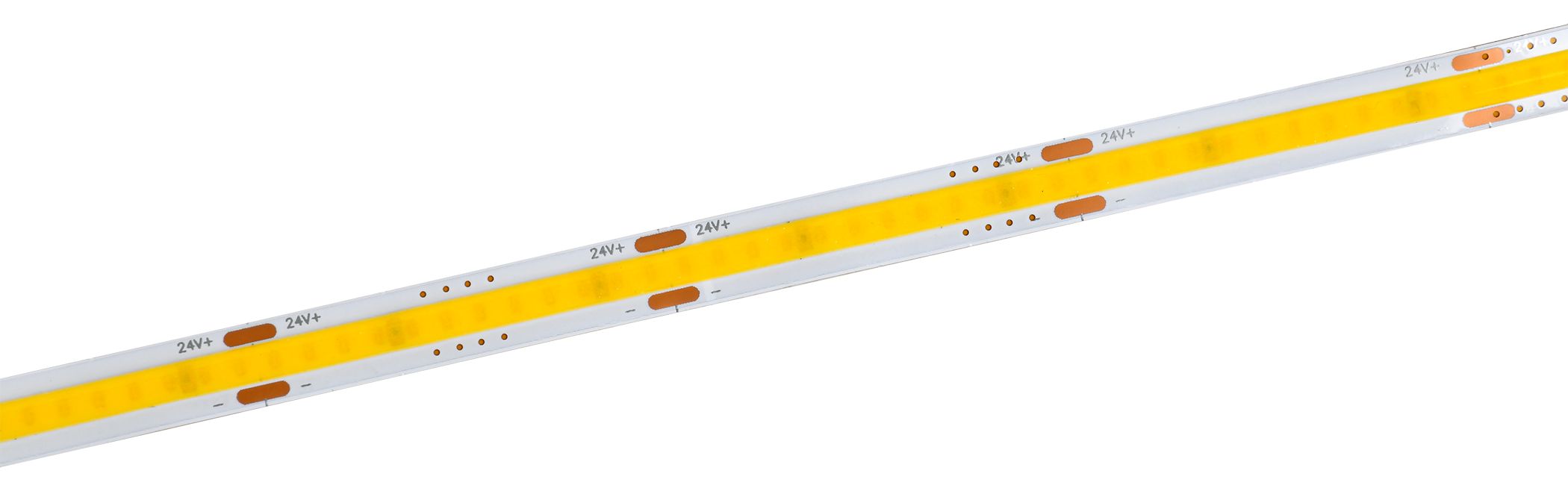 Лента светодиодная 5м COB 312LED/м 8Вт/м IP20 ширина 8мм 24В нейтральный белый IEK — фото