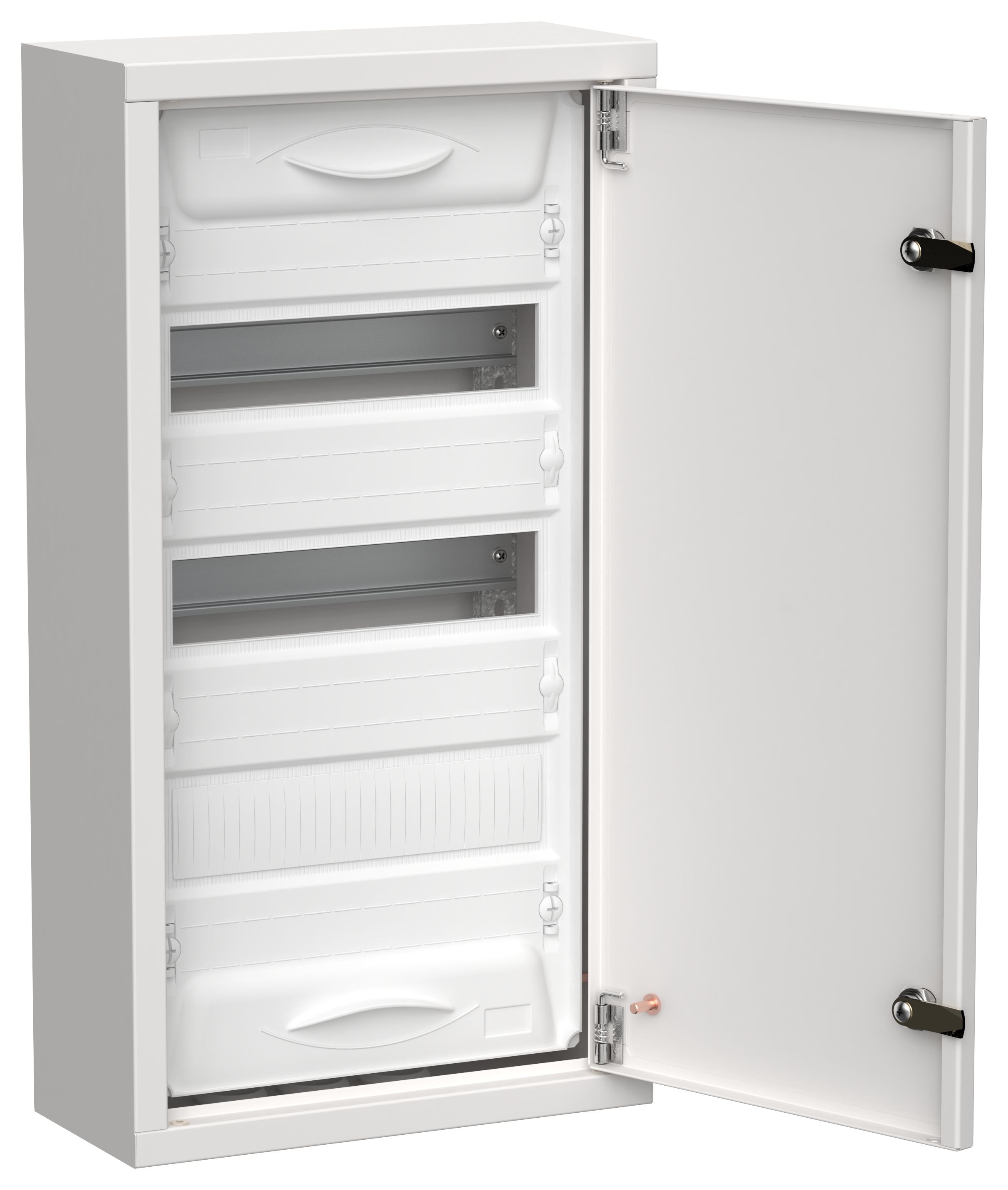 TITAN 5 Корпус металлический ЩРн-36 (1х36) 585х310х140мм IP31 белый (одна дверь) IEK