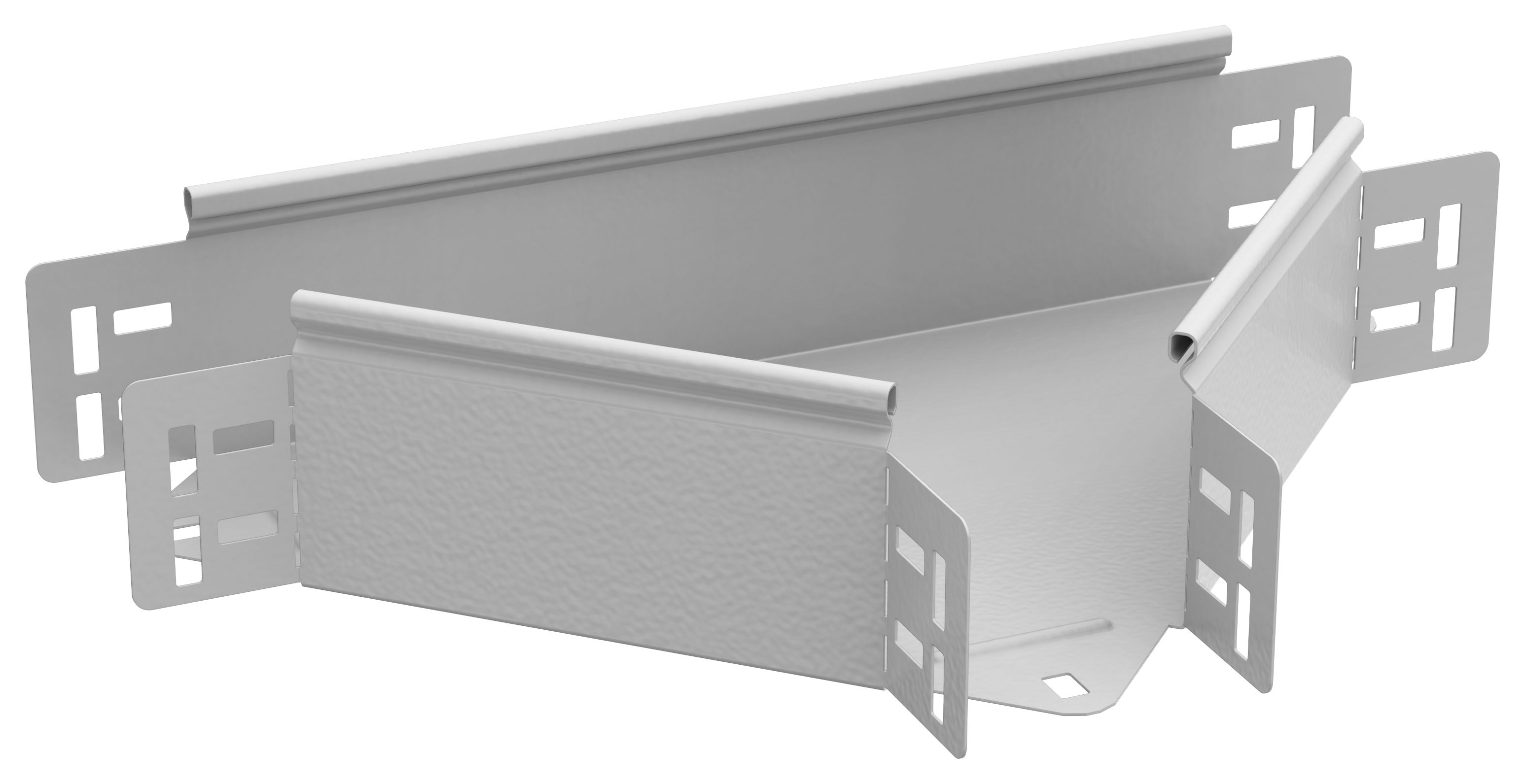 ESCA 5 Разветвитель Т-образный 80х80-0,8 RAL 9016 IEK