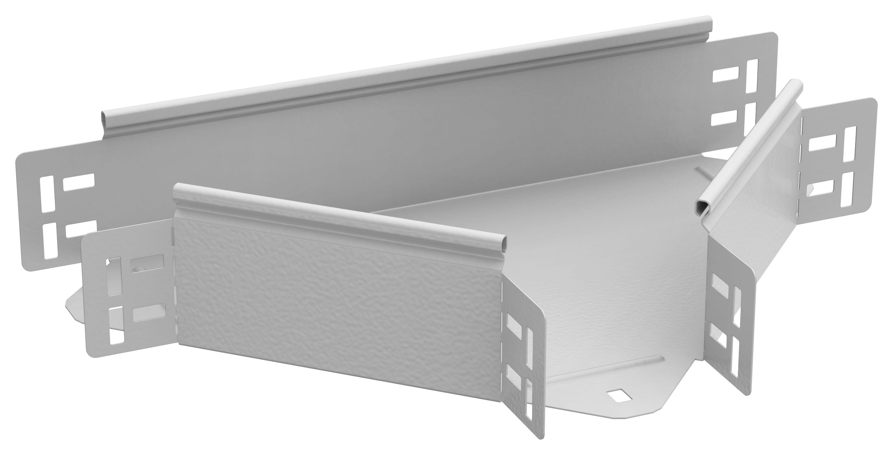ESCA 7 Разветвитель Т-образный 80х100-1,5 RAL 9016 IEK