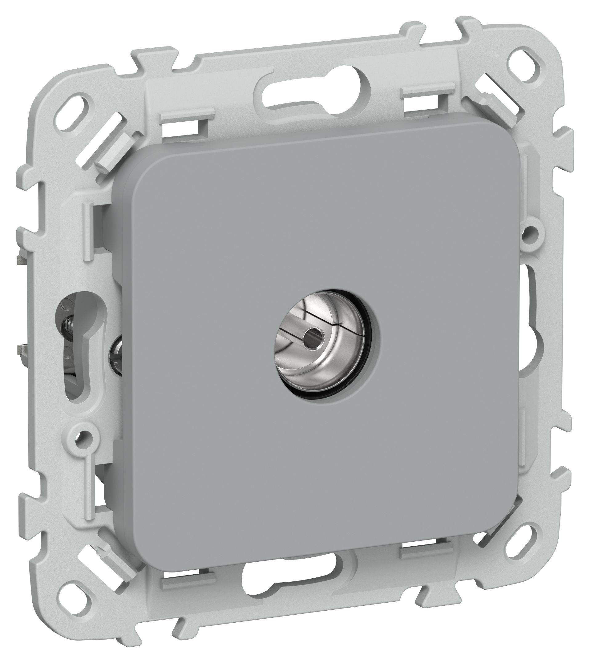 FLITE Розетка TV экранированная оконечная тип M РТВм-1-1-1-ФлС серый IEK — фото