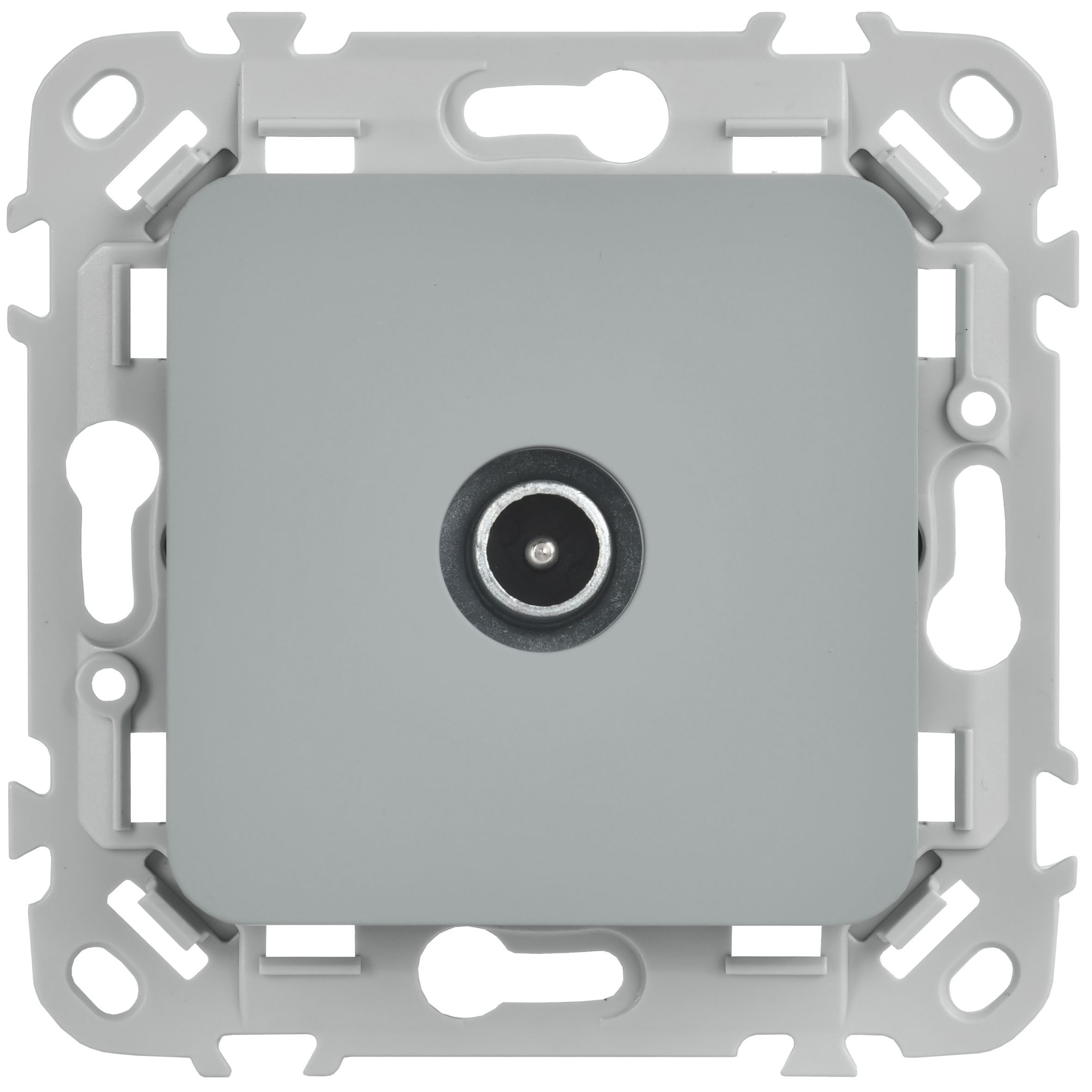 FLITE Розетка TV экранированная оконечная тип M РТВм-1-1-1-ФлС серый IEK — фото