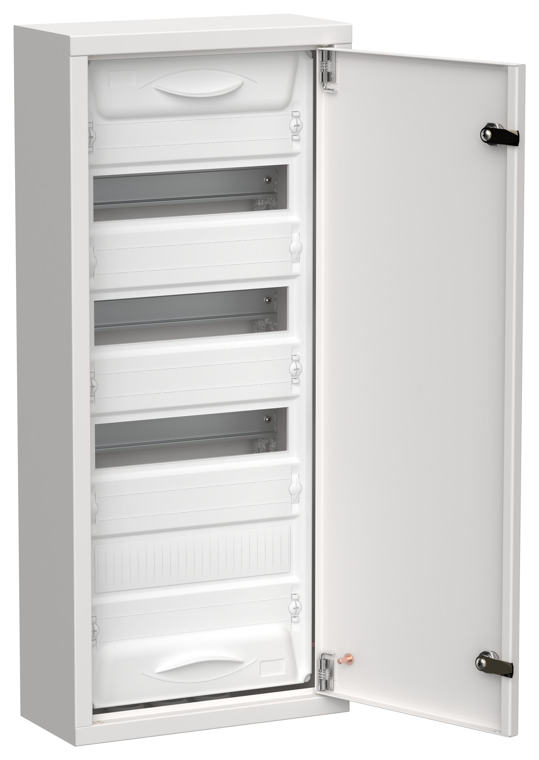 TITAN 5 Корпус металлический ЩРн-48 (1х48) 710х310х140мм IP31 белый (одна дверь) IEK