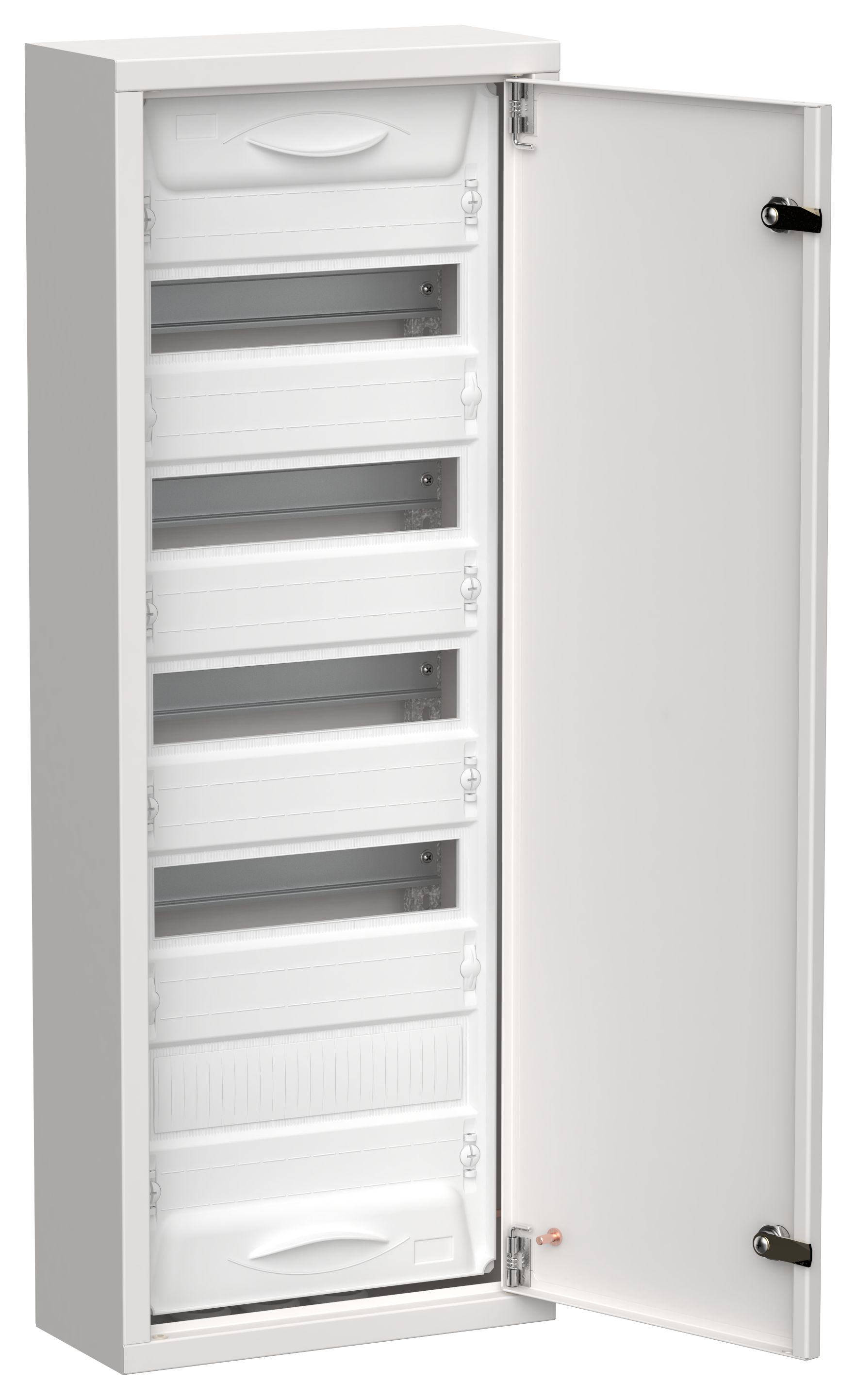 TITAN 5 Корпус металлический ЩРн-60 (1х60) 835х310х140мм IP31 белый (одна дверь) IEK