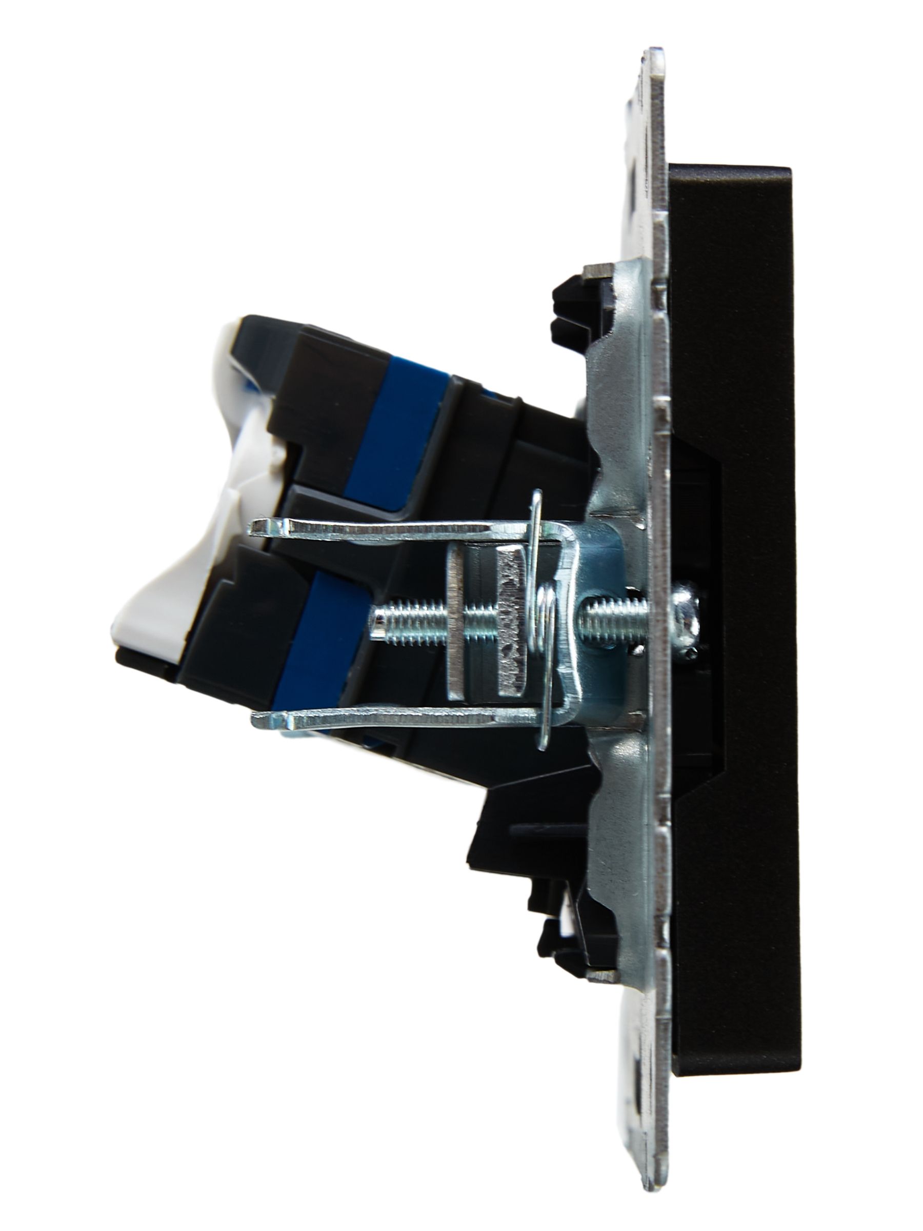 BRITE Розетка компьютерная RJ45 кат.6 РК11-БрЧ черный IEK — фото