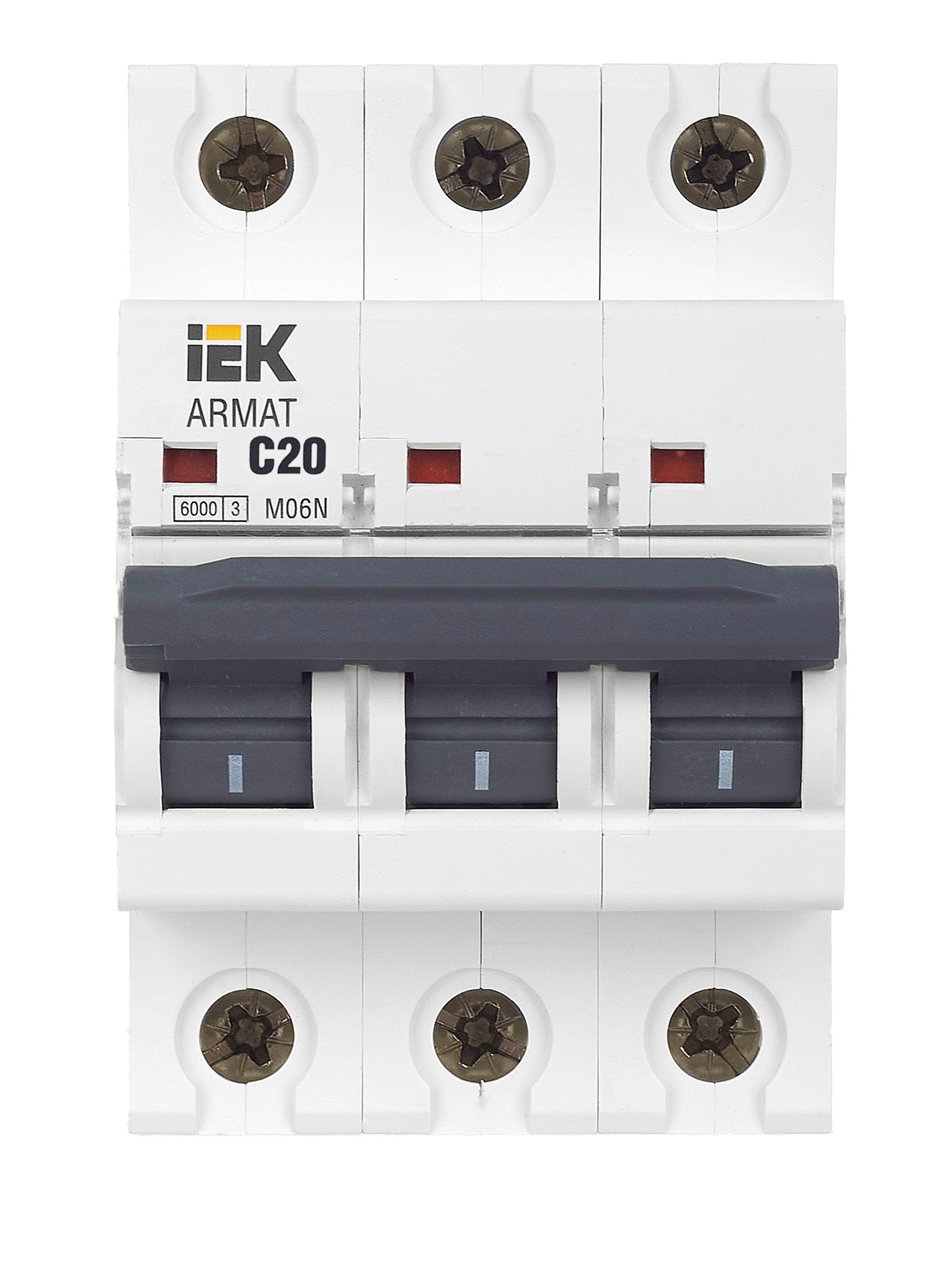 ARMAT Автоматический выключатель M06N 3P C 20А IEK — фото