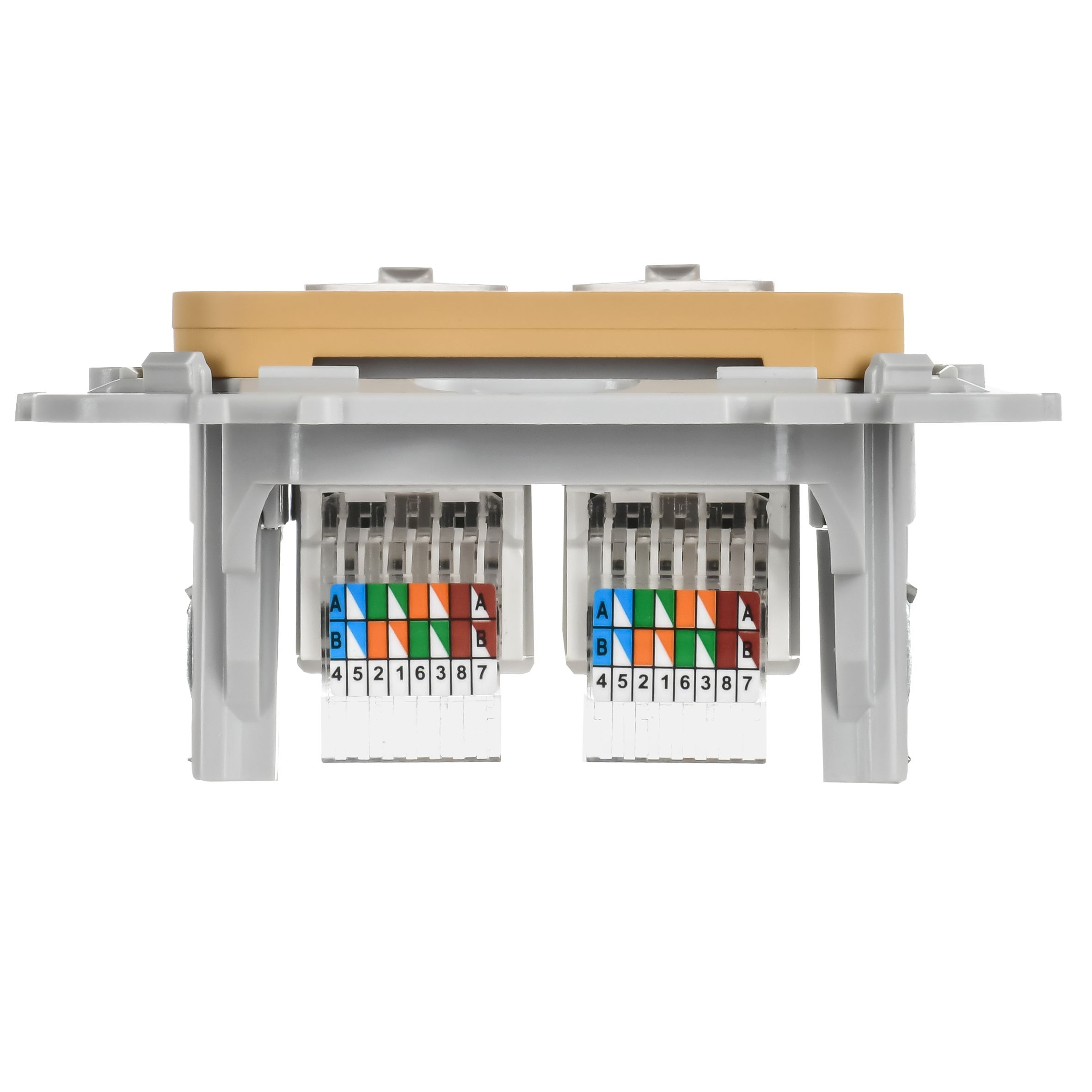 FLITE Розетка 2-местная компьютерная RJ45 категория 5Е UTP РК5е-2-0-ФлШм шамуа IEK — фото