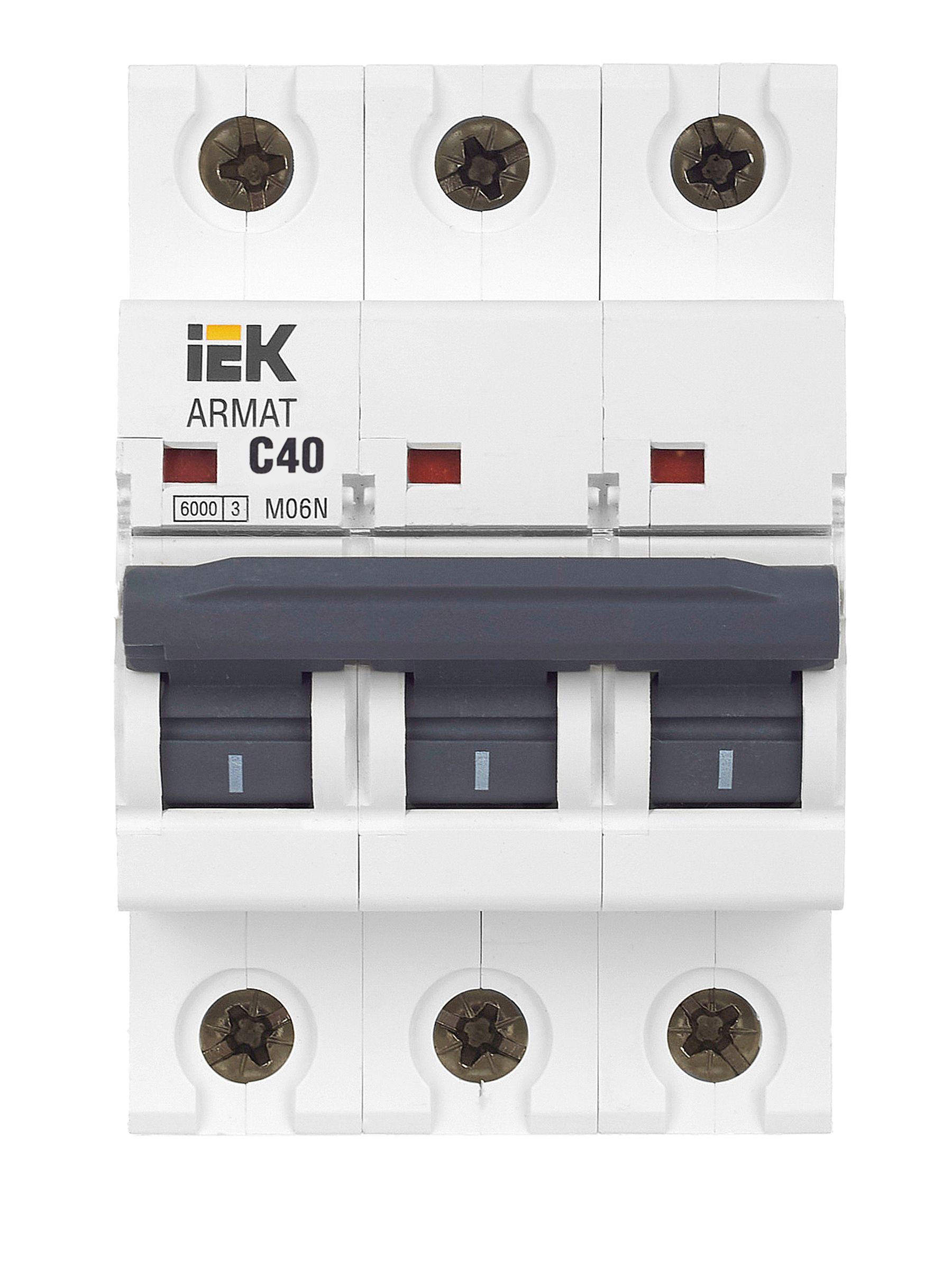 ARMAT Автоматический выключатель M06N 3P C 40А IEK — фото