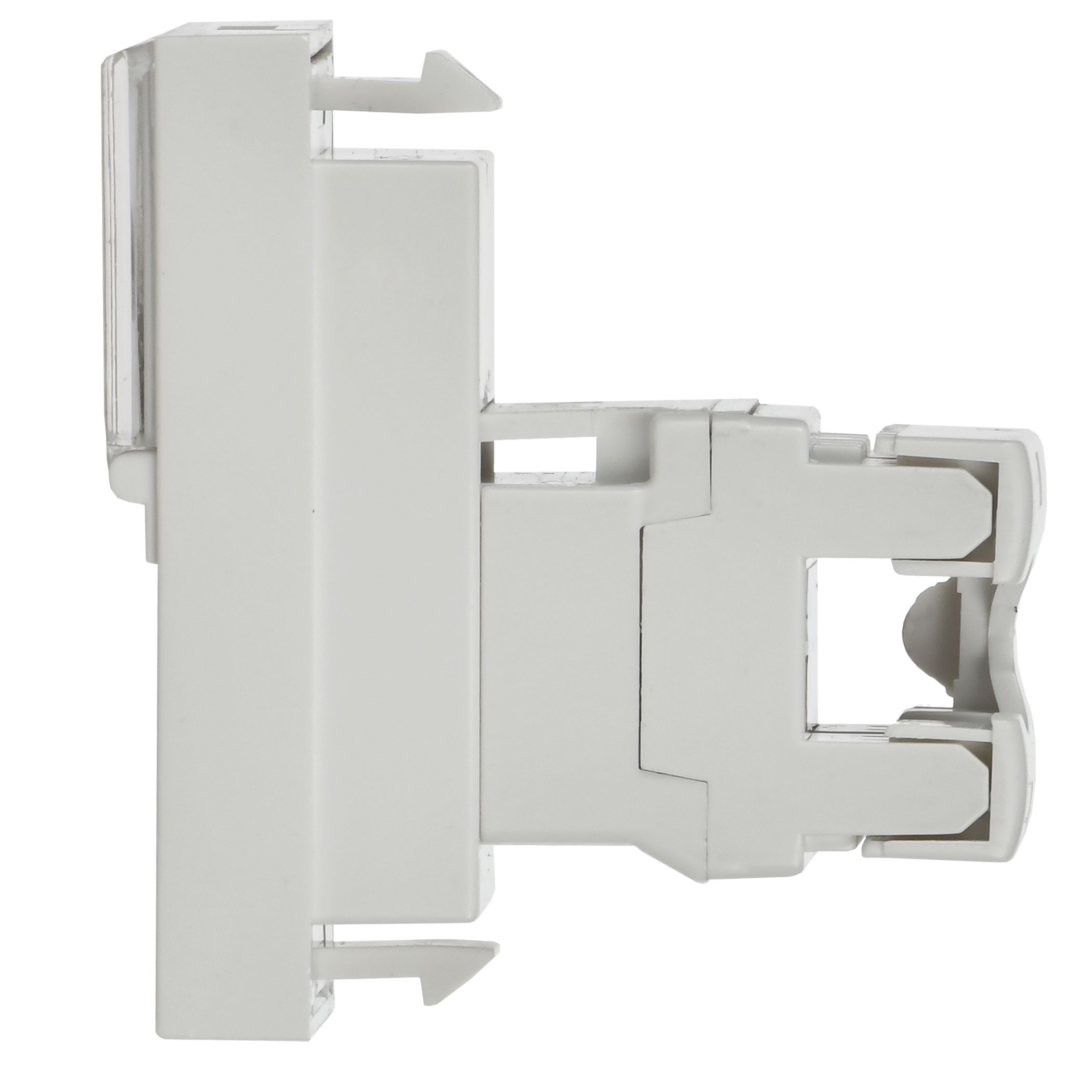 Розетка компьютерная РКИ-10-00-П RJ-45 UTP кат.5e (на 1 модуль) ПРАЙМЕР белая IEK — фото